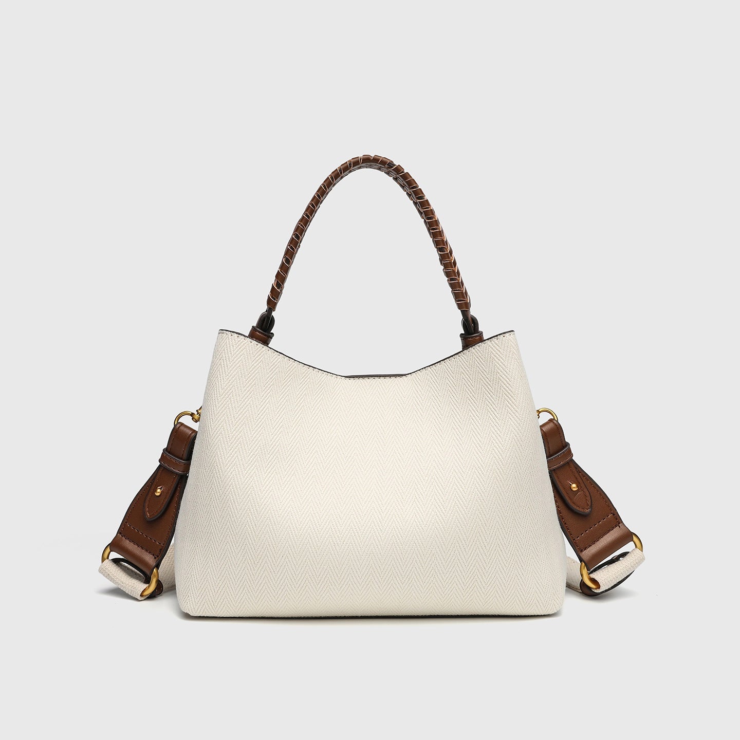Handwoven Straw Bucket Bag - Women's Casual Tote with Shoulder Strap for Spring Summer Daily Commute Shopping Beach Travel - pokema3e58622dc1661b37cddd8ffaecc223cd