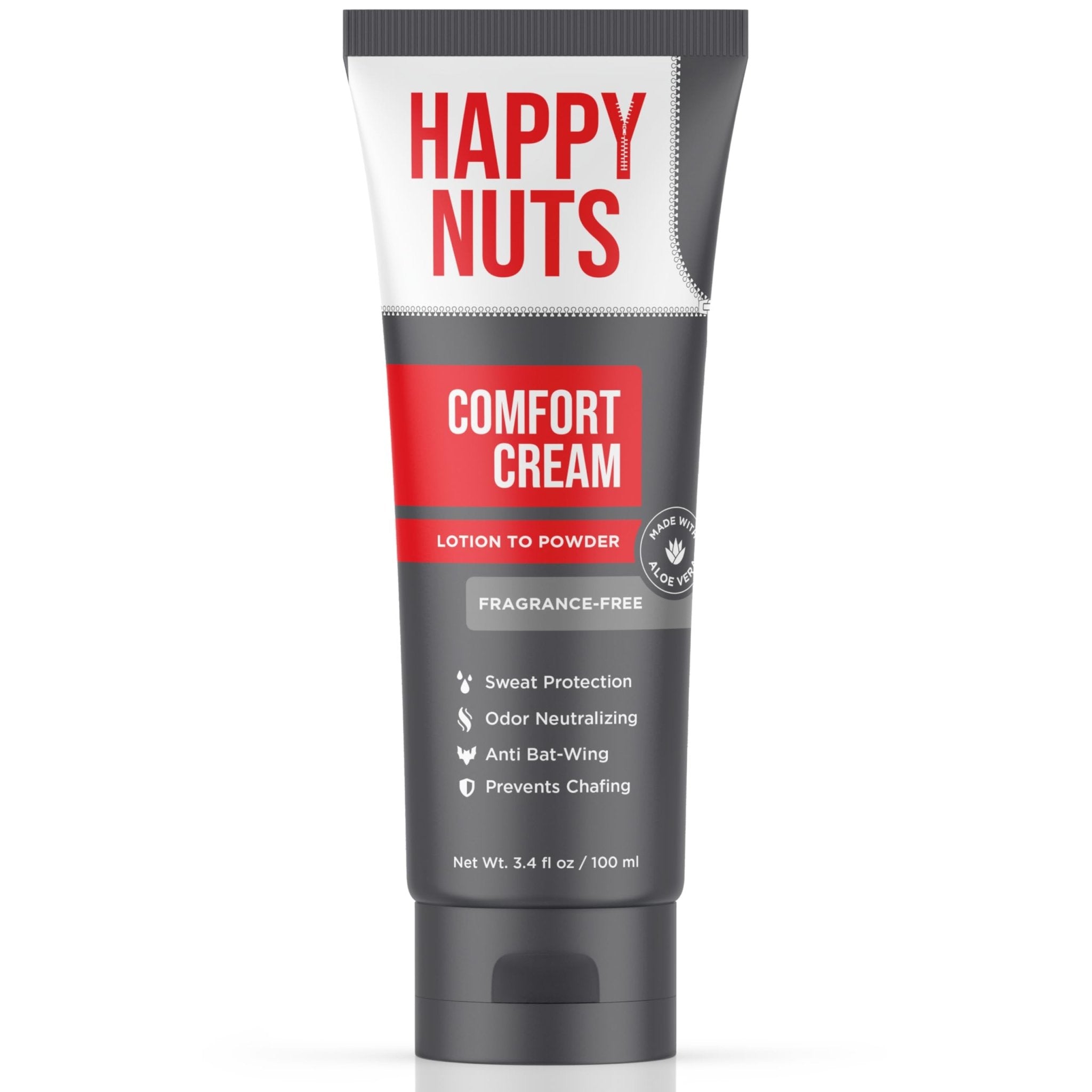Happy Nuts Comfort Cream Deodorant For Men: Anti-Chafing Sweat Defense, Odor Control, Aluminum-Free Mens Deodorant & Hygiene Products for Men's Private Parts - pokemaHappy Nuts Comfort Cream Deodorant For Men: Anti-Chafing Sweat Defense, Odor Control, Aluminum-Free Mens Deodorant & Hygiene Products for Men's Private Parts
