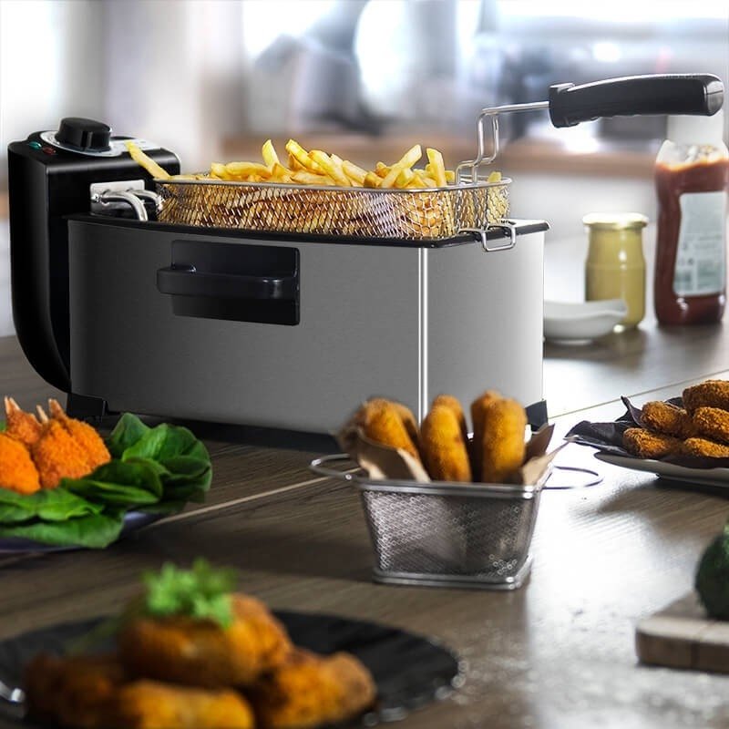 Household 3L French Fries Electromechanical Fryer - pokemacf1e75b09f89056a2343bf50f3f6061e