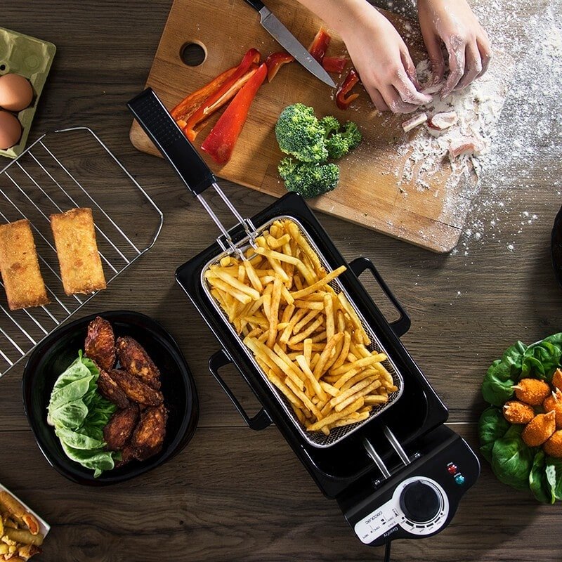 Household 3L French Fries Electromechanical Fryer - pokemab4f77f9a5532d2bed16f00d9dc3e904e