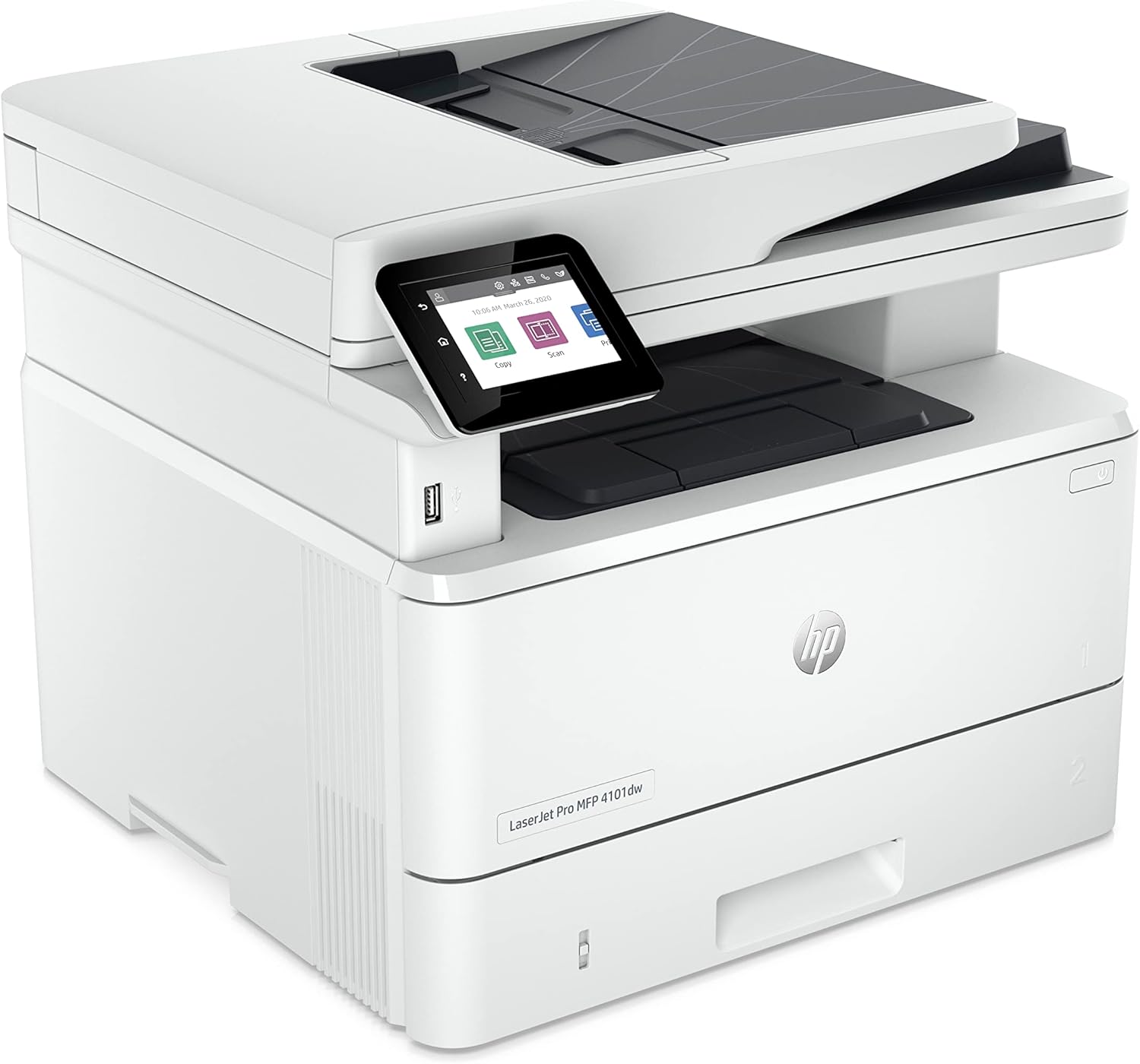 HP LaserJet Pro MFP 4101dw Printer White - pokemaHP LaserJet Pro MFP 4101dw Printer White