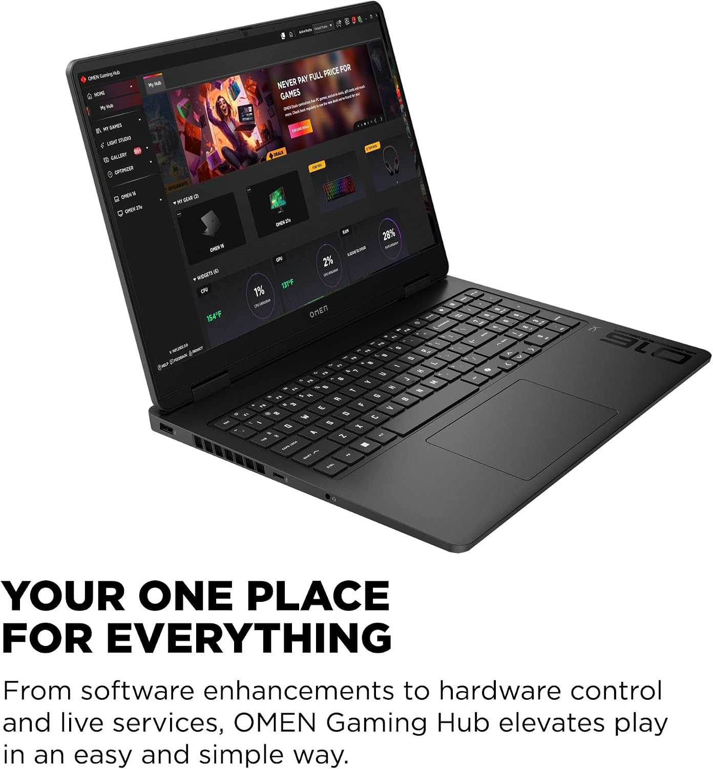 HP OMEN 16 Gaming Laptop, Intel Core 7-240H, 32GB DDR5, 1TB SSD, NVIDIA GeForce RTX 5070 GPU (8GB GDDR7), 2K IPS sRGB 144Hz VRR Display (1920x1200), Windows 11 Home, Shadow Black (16-am0030ca) - pokemaHP OMEN 16 Gaming Laptop, Intel Core 7-240H, 32GB DDR5, 1TB SSD, NVIDIA GeForce RTX 5070 GPU (8GB GDDR7), 2K IPS sRGB 144Hz VRR Display (1920x1200), Windows 11 Home, Shadow Black (16-am0030ca)
