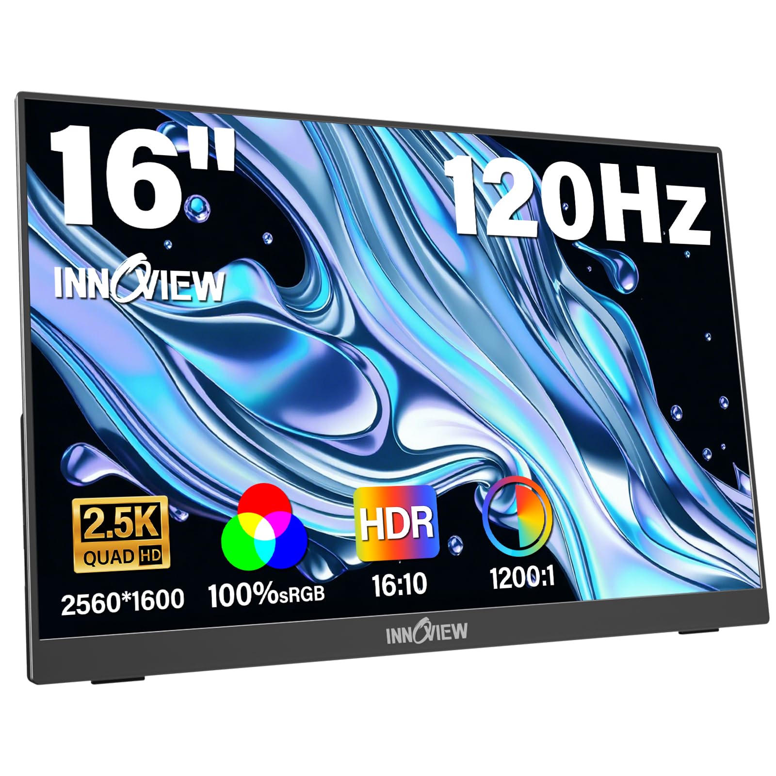 InnoView Portable Monitor 15.6" 1080P Portable Monitor for Laptop with Protective Sleeve Built-in 90° Adjustable Stand USB C HDMI Ultra-Slim Laptop Screen Extender for MacBook Phone PS Xbox Switch - pokemaInnoView Portable Monitor 15.6" 1080P Portable Monitor for Laptop with Protective Sleeve Built-in 90° Adjustable Stand USB C HDMI Ultra-Slim Laptop Screen Extender for MacBook Phone PS Xbox Switch