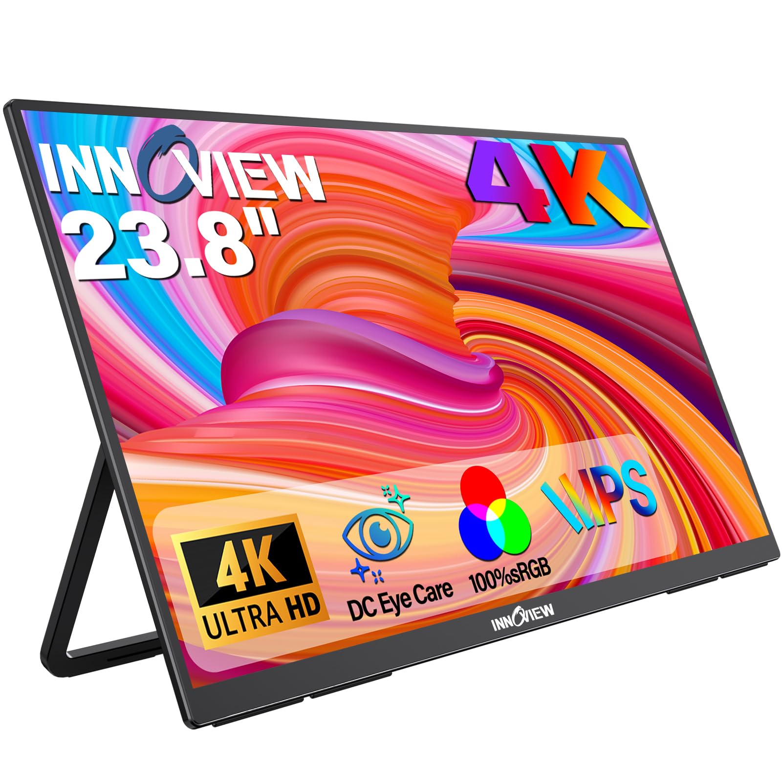 InnoView Portable Monitor 15.6" 1080P Portable Monitor for Laptop with Protective Sleeve Built-in 90° Adjustable Stand USB C HDMI Ultra-Slim Laptop Screen Extender for MacBook Phone PS Xbox Switch - pokemaInnoView Portable Monitor 15.6" 1080P Portable Monitor for Laptop with Protective Sleeve Built-in 90° Adjustable Stand USB C HDMI Ultra-Slim Laptop Screen Extender for MacBook Phone PS Xbox Switch