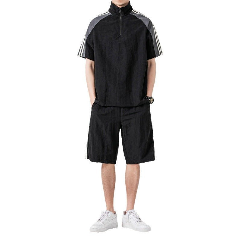 Japanese-style Retro Leisure Suit Shorts Sports - pokema7eac43d1287542825a3e77ddb8edc7ee