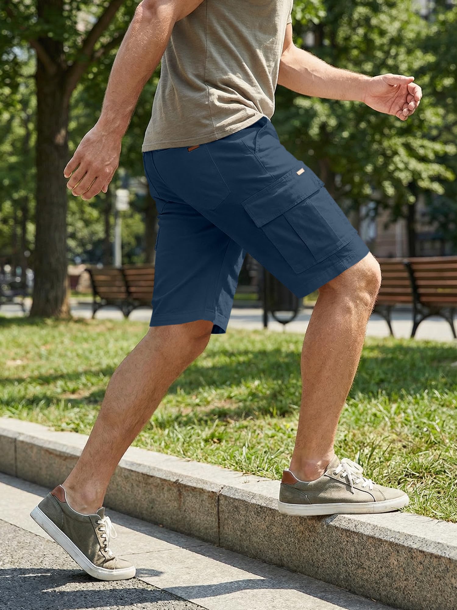 JMIERR Men's Cargo Shorts Casual Drawstring Twill Beach Shorts with Pockets | Relaxed Fit, Sports, Stretch, Cotton, Elastic Waist, Hiking, Outdoor, Summer, Chino Shorts, Vacation, Athletic - pokemaJMIERR Men's Cargo Shorts Casual Drawstring Twill Beach Shorts with Pockets | Relaxed Fit, Sports, Stretch, Cotton, Elastic Waist, Hiking, Outdoor, Summer, Chino Shorts, Vacation, Athletic