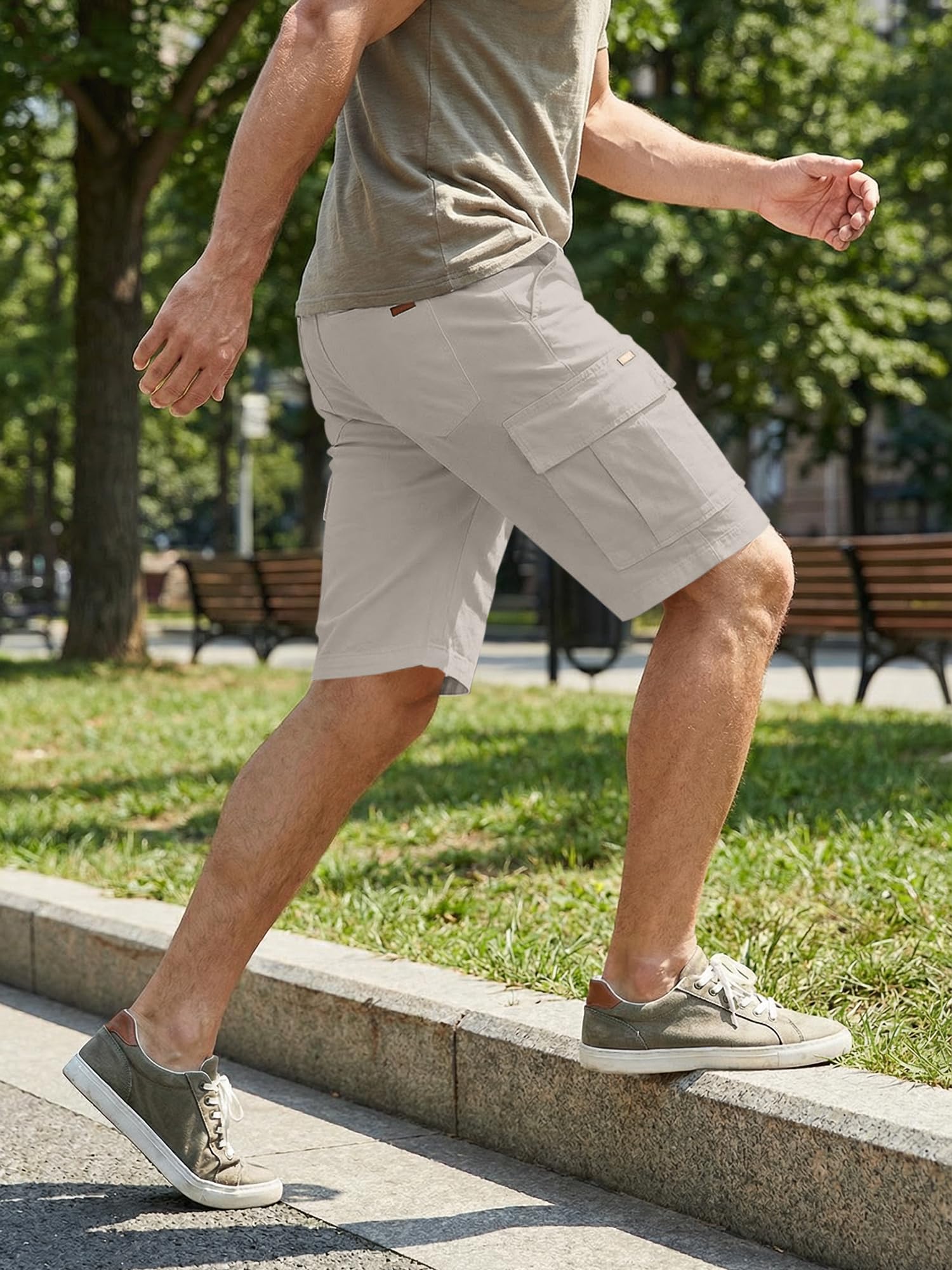 JMIERR Men's Cargo Shorts Casual Drawstring Twill Beach Shorts with Pockets | Relaxed Fit, Sports, Stretch, Cotton, Elastic Waist, Hiking, Outdoor, Summer, Chino Shorts, Vacation, Athletic - pokemaJMIERR Men's Cargo Shorts Casual Drawstring Twill Beach Shorts with Pockets | Relaxed Fit, Sports, Stretch, Cotton, Elastic Waist, Hiking, Outdoor, Summer, Chino Shorts, Vacation, Athletic