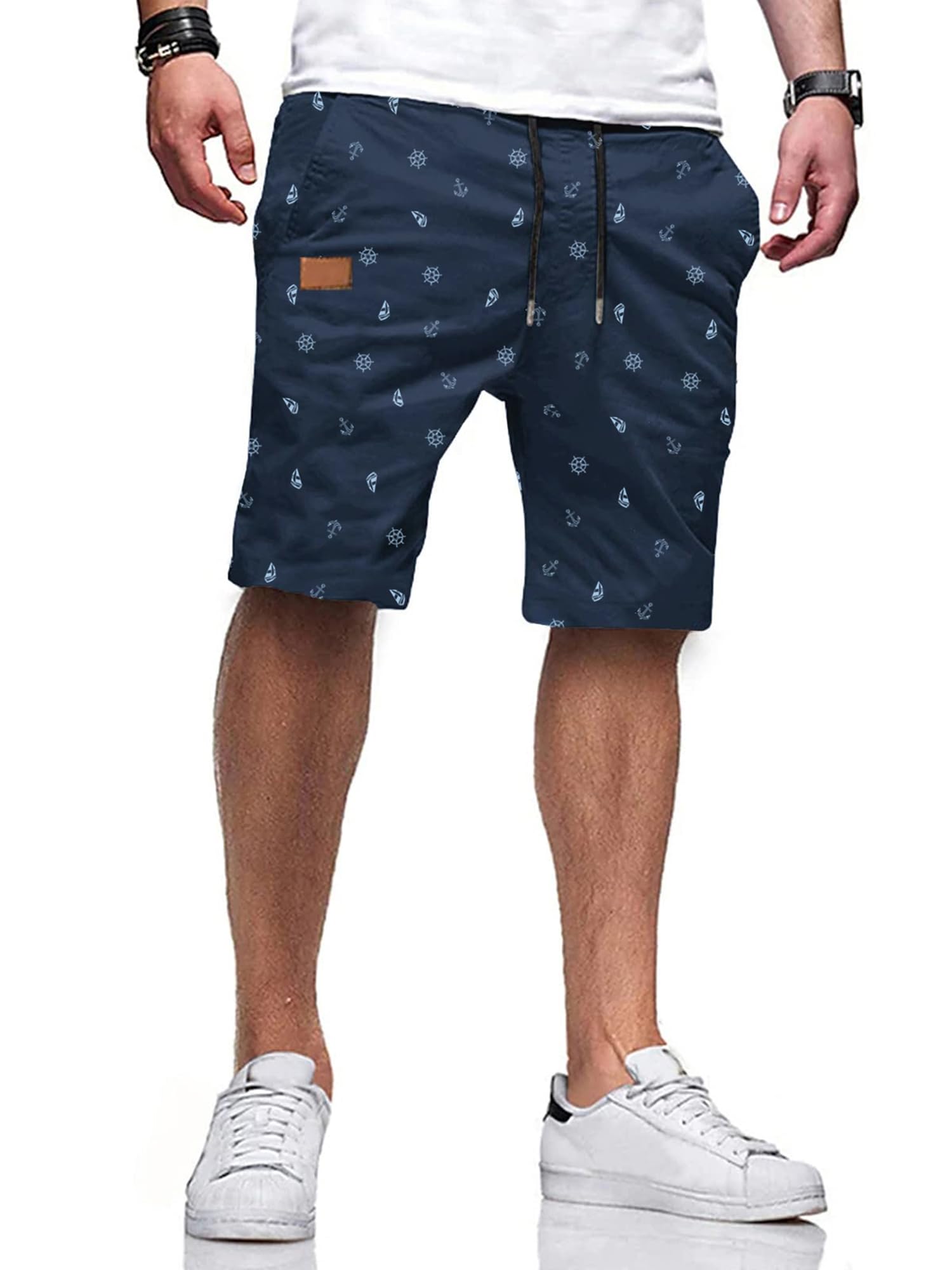 JMIERR Men's Drawstring Shorts Casual Twill Chino Shorts with Pockets | Workout, Summer, Stretch, Cotton, Golf, Elastic Waist, Beach, Relaxed Fit, Big Tall, Hawaiian, Jogger Shorts - pokemaJMIERR Men's Drawstring Shorts Casual Twill Chino Shorts with Pockets | Workout, Summer, Stretch, Cotton, Golf, Elastic Waist, Beach, Relaxed Fit, Big Tall, Hawaiian, Jogger Shorts