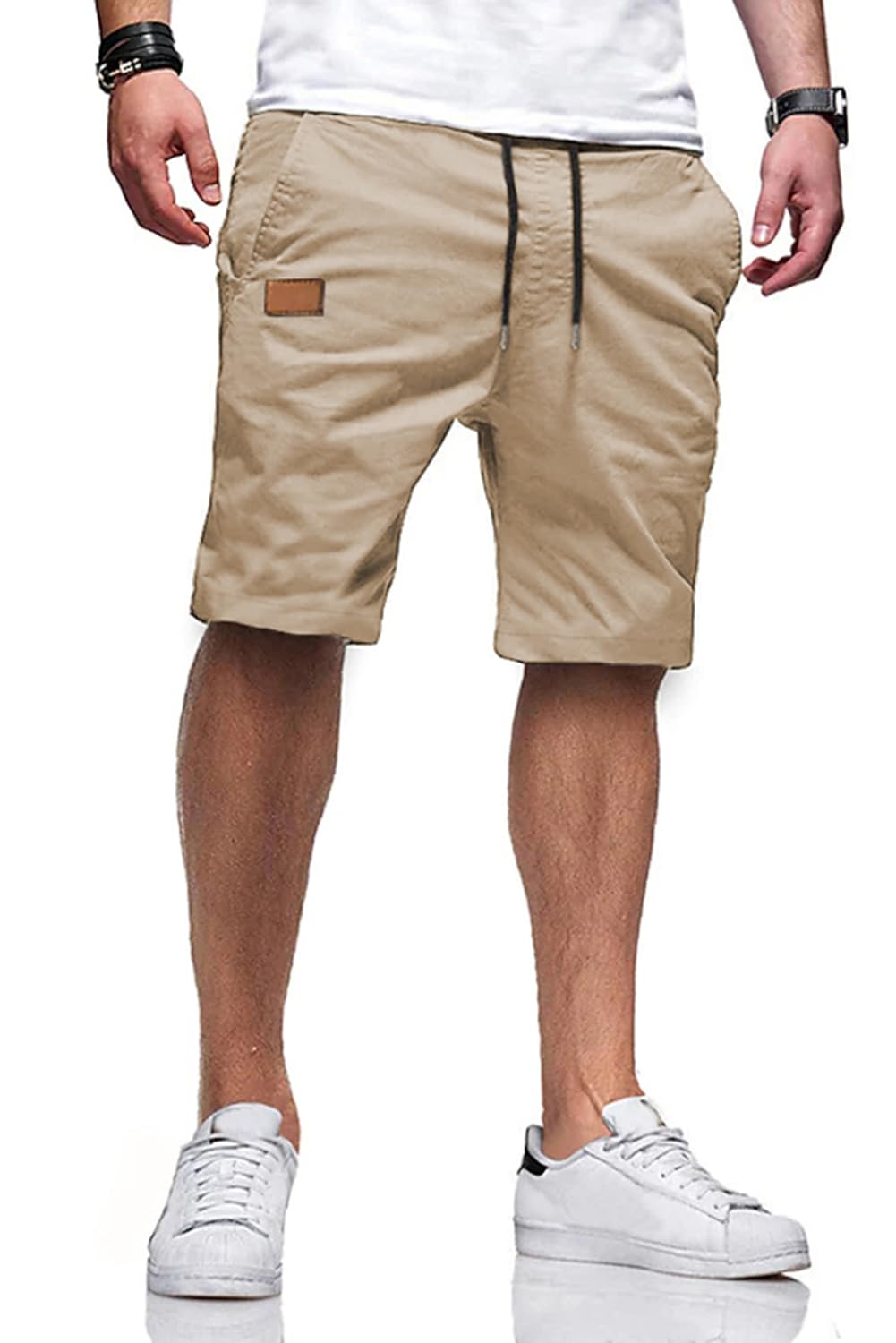 JMIERR Men's Drawstring Shorts Casual Twill Chino Shorts with Pockets | Workout, Summer, Stretch, Cotton, Golf, Elastic Waist, Beach, Relaxed Fit, Big Tall, Hawaiian, Jogger Shorts - pokemaJMIERR Men's Drawstring Shorts Casual Twill Chino Shorts with Pockets | Workout, Summer, Stretch, Cotton, Golf, Elastic Waist, Beach, Relaxed Fit, Big Tall, Hawaiian, Jogger Shorts