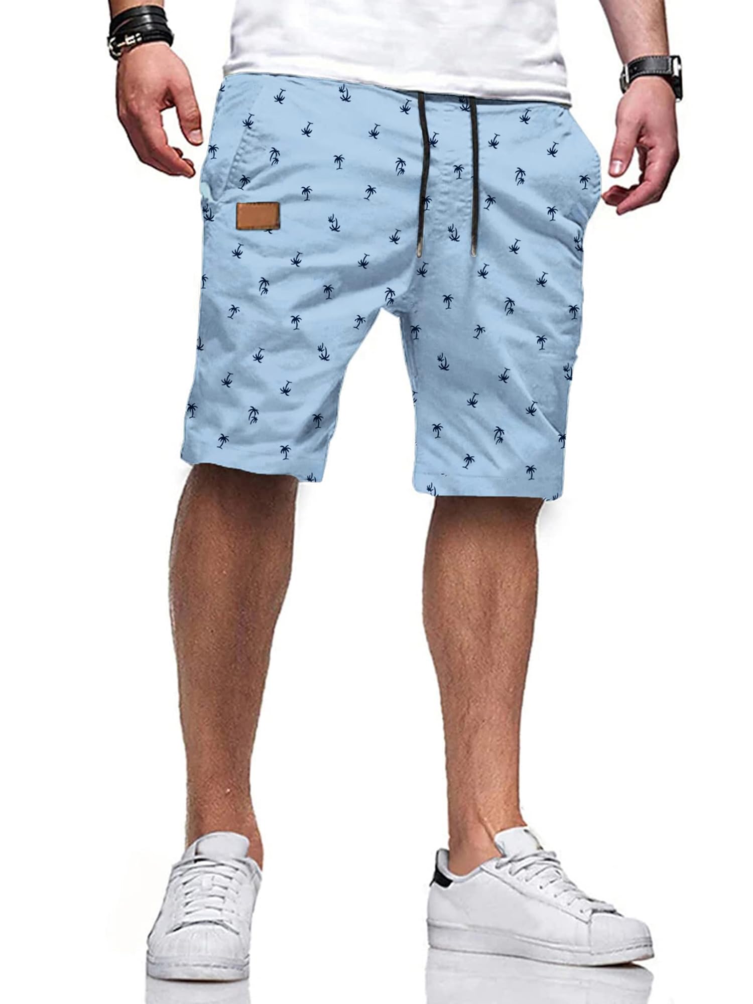 JMIERR Men's Drawstring Shorts Casual Twill Chino Shorts with Pockets | Workout, Summer, Stretch, Cotton, Golf, Elastic Waist, Beach, Relaxed Fit, Big Tall, Hawaiian, Jogger Shorts - pokemaJMIERR Men's Drawstring Shorts Casual Twill Chino Shorts with Pockets | Workout, Summer, Stretch, Cotton, Golf, Elastic Waist, Beach, Relaxed Fit, Big Tall, Hawaiian, Jogger Shorts