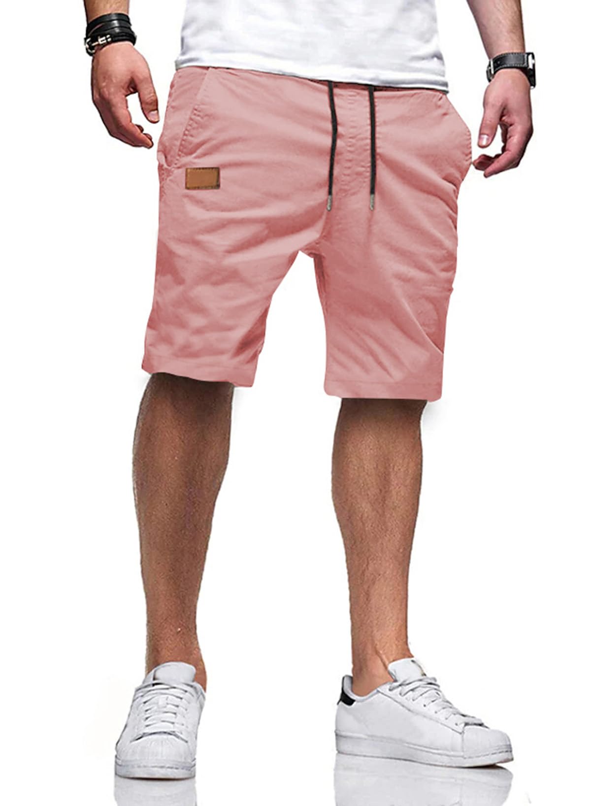 JMIERR Men's Drawstring Shorts Casual Twill Chino Shorts with Pockets | Workout, Summer, Stretch, Cotton, Golf, Elastic Waist, Beach, Relaxed Fit, Big Tall, Hawaiian, Jogger Shorts - pokemaJMIERR Men's Drawstring Shorts Casual Twill Chino Shorts with Pockets | Workout, Summer, Stretch, Cotton, Golf, Elastic Waist, Beach, Relaxed Fit, Big Tall, Hawaiian, Jogger Shorts
