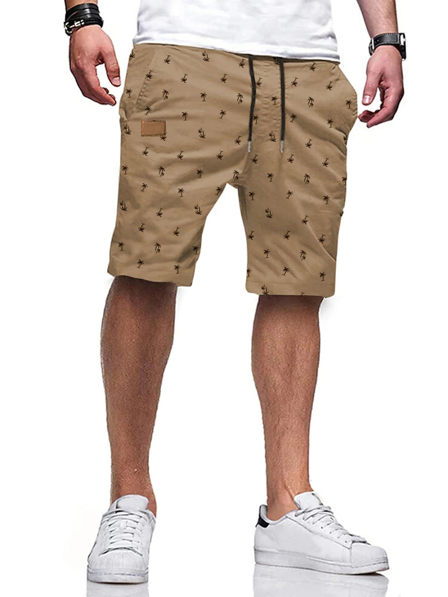 JMIERR Men's Drawstring Shorts Casual Twill Chino Shorts with Pockets | Workout, Summer, Stretch, Cotton, Golf, Elastic Waist, Beach, Relaxed Fit, Big Tall, Hawaiian, Jogger Shorts - pokemaJMIERR Men's Drawstring Shorts Casual Twill Chino Shorts with Pockets | Workout, Summer, Stretch, Cotton, Golf, Elastic Waist, Beach, Relaxed Fit, Big Tall, Hawaiian, Jogger Shorts