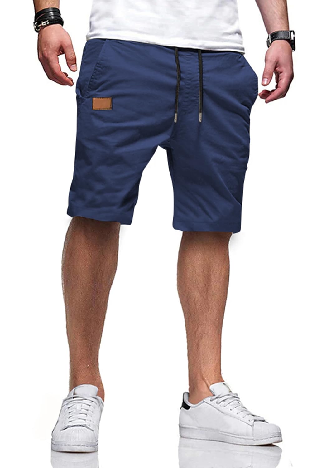 JMIERR Men's Drawstring Shorts Casual Twill Chino Shorts with Pockets | Workout, Summer, Stretch, Cotton, Golf, Elastic Waist, Beach, Relaxed Fit, Big Tall, Hawaiian, Jogger Shorts - pokemaJMIERR Men's Drawstring Shorts Casual Twill Chino Shorts with Pockets | Workout, Summer, Stretch, Cotton, Golf, Elastic Waist, Beach, Relaxed Fit, Big Tall, Hawaiian, Jogger Shorts