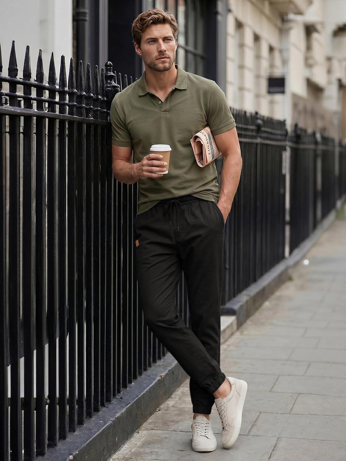JMIERR Mens Pants Joggers with Pockets Casual Drawstring Twill Chino Pants | Jogging Pant, Cotton, Sweatpants, Track Pants, Hiking, Stretch, Tapered Pants, Relaxed Fit, Outdoor, Travel, Fall - pokemaJMIERR Mens Pants Joggers with Pockets Casual Drawstring Twill Chino Pants | Jogging Pant, Cotton, Sweatpants, Track Pants, Hiking, Stretch, Tapered Pants, Relaxed Fit, Outdoor, Travel, Fall