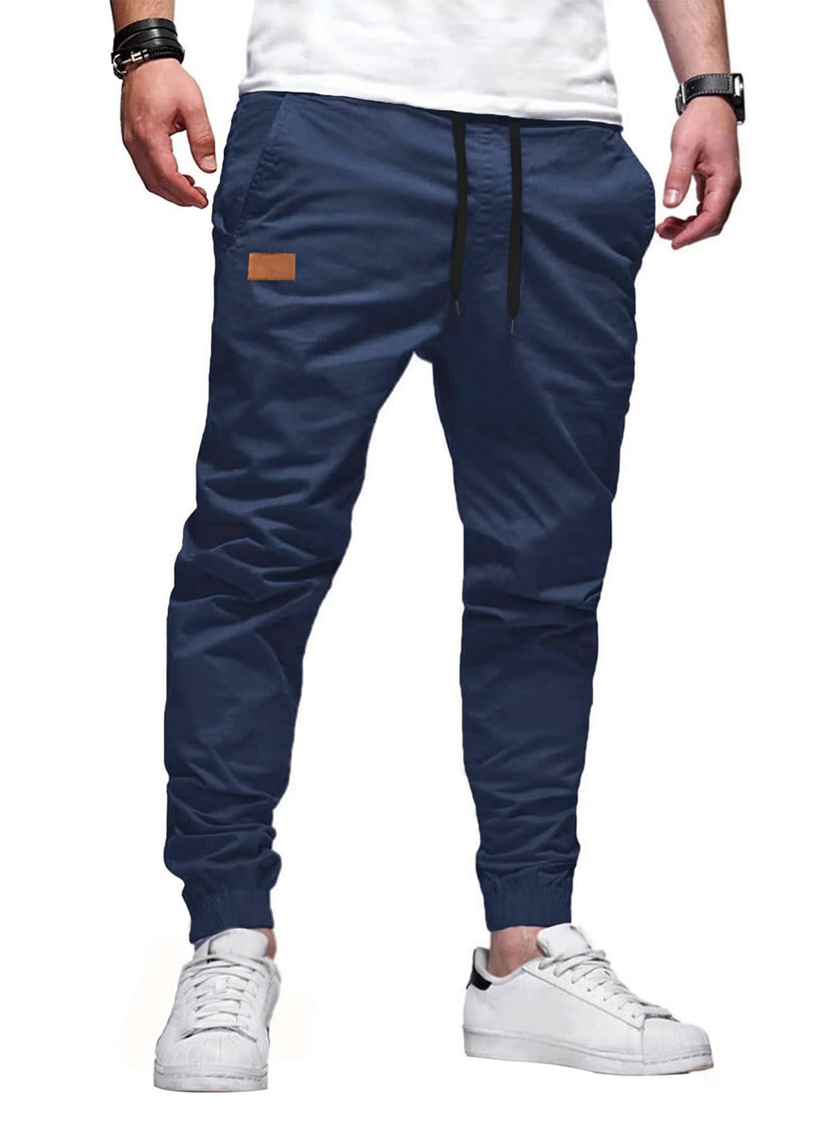 JMIERR Mens Pants Joggers with Pockets Casual Drawstring Twill Chino Pants | Jogging Pant, Cotton, Sweatpants, Track Pants, Hiking, Stretch, Tapered Pants, Relaxed Fit, Outdoor, Travel, Fall - pokemaJMIERR Mens Pants Joggers with Pockets Casual Drawstring Twill Chino Pants | Jogging Pant, Cotton, Sweatpants, Track Pants, Hiking, Stretch, Tapered Pants, Relaxed Fit, Outdoor, Travel, Fall