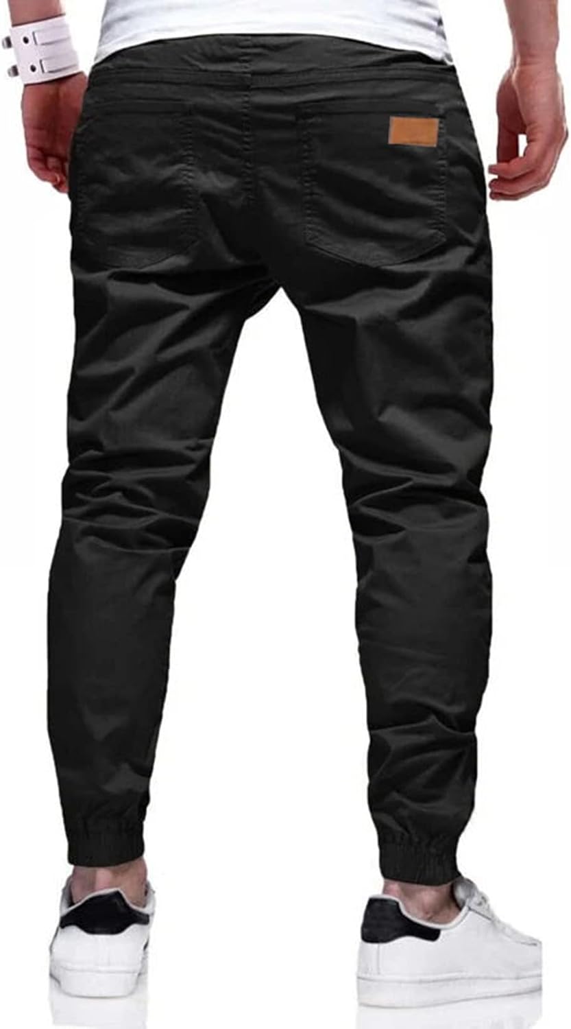 JMIERR Mens Pants Joggers with Pockets Casual Drawstring Twill Chino Pants | Jogging Pant, Cotton, Sweatpants, Track Pants, Hiking, Stretch, Tapered Pants, Relaxed Fit, Outdoor, Travel, Fall - pokemaJMIERR Mens Pants Joggers with Pockets Casual Drawstring Twill Chino Pants | Jogging Pant, Cotton, Sweatpants, Track Pants, Hiking, Stretch, Tapered Pants, Relaxed Fit, Outdoor, Travel, Fall