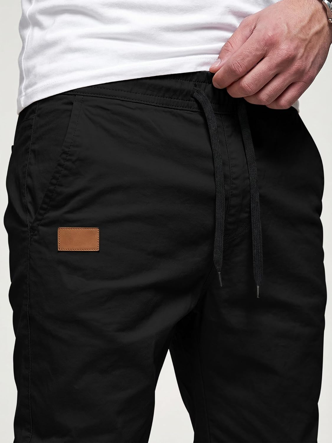JMIERR Mens Pants Joggers with Pockets Casual Drawstring Twill Chino Pants | Jogging Pant, Cotton, Sweatpants, Track Pants, Hiking, Stretch, Tapered Pants, Relaxed Fit, Outdoor, Travel, Fall - pokemaJMIERR Mens Pants Joggers with Pockets Casual Drawstring Twill Chino Pants | Jogging Pant, Cotton, Sweatpants, Track Pants, Hiking, Stretch, Tapered Pants, Relaxed Fit, Outdoor, Travel, Fall