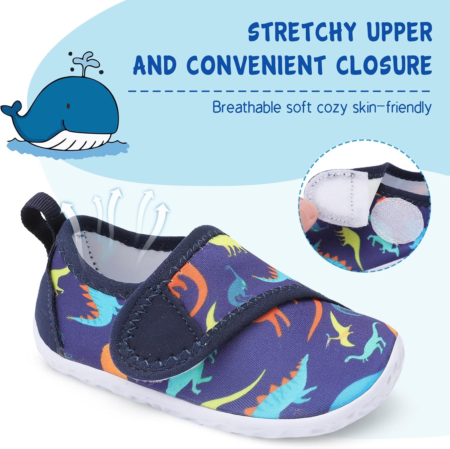 JOINFREE Toddler Water Shoes Boys Girls Aqua Socks Kids Outdoor Quick-Dry Swim Shoes Lightweight Non-Slip Barefoot Beach Shoes - pokemaJOINFREE Toddler Water Shoes Boys Girls Aqua Socks Kids Outdoor Quick-Dry Swim Shoes Lightweight Non-Slip Barefoot Beach Shoes