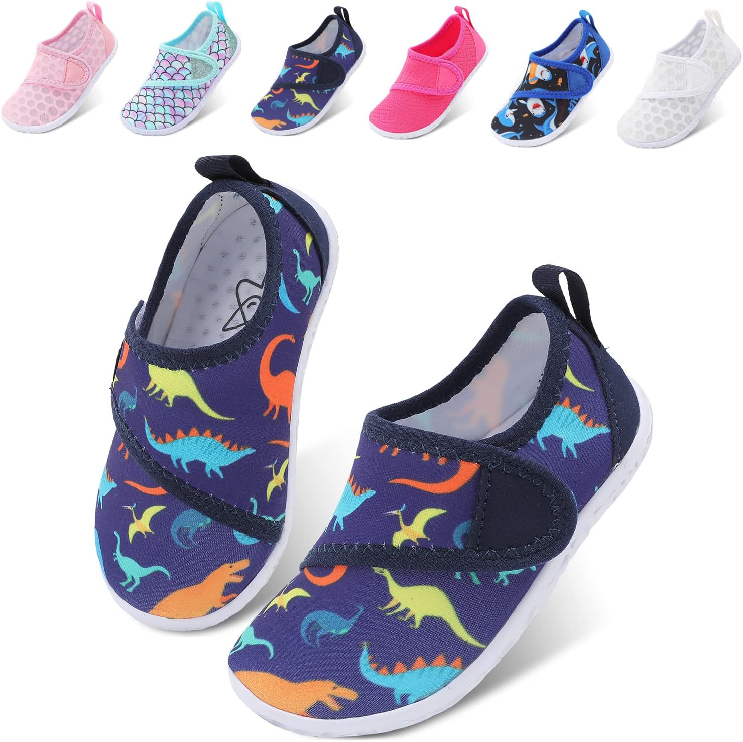 JOINFREE Toddler Water Shoes Boys Girls Aqua Socks Kids Outdoor Quick-Dry Swim Shoes Lightweight Non-Slip Barefoot Beach Shoes - pokemaJOINFREE Toddler Water Shoes Boys Girls Aqua Socks Kids Outdoor Quick-Dry Swim Shoes Lightweight Non-Slip Barefoot Beach Shoes