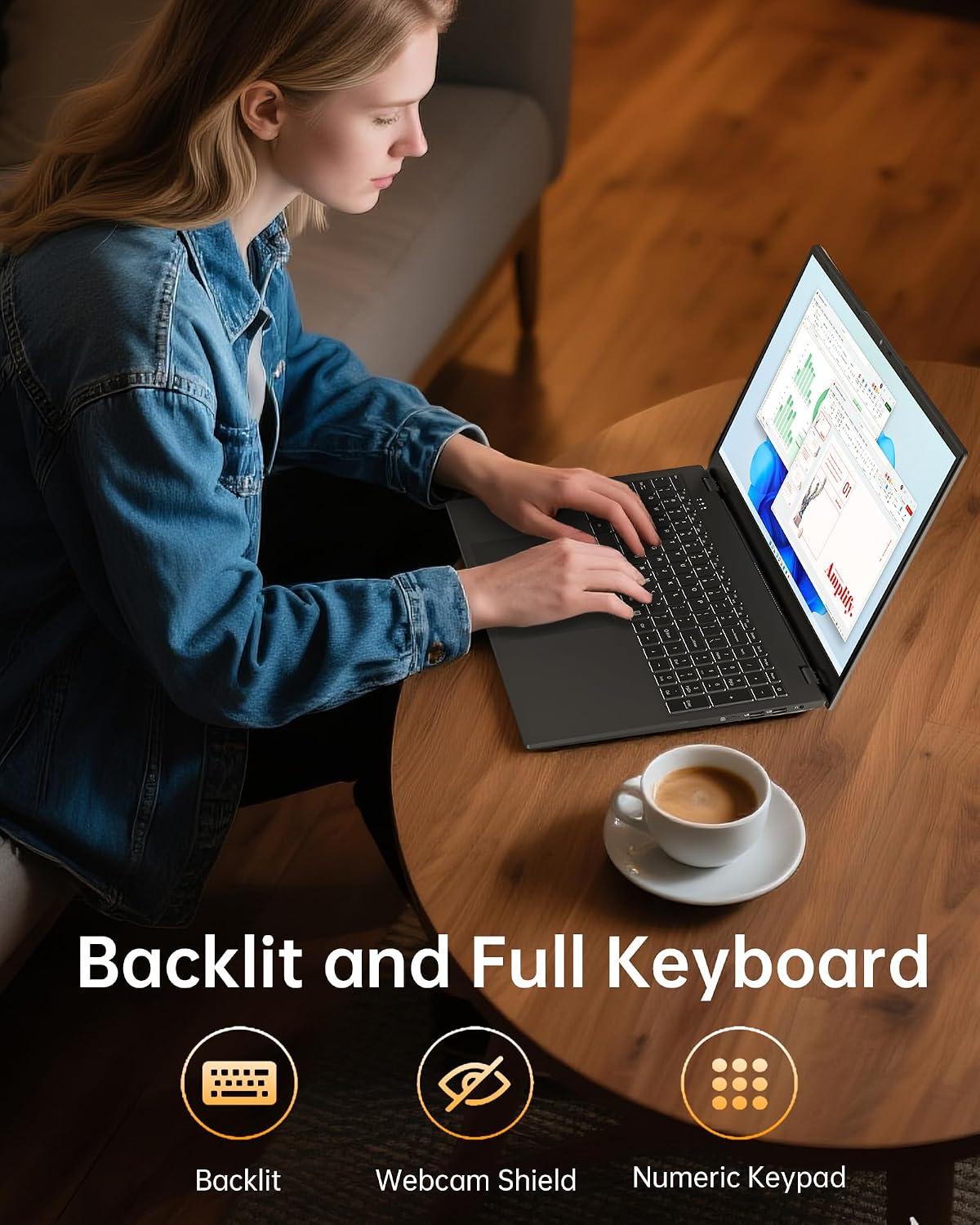jumper 17.6 Inch Laptop, 16GB RAM 1TB SSD+128GB EMMC, N5095 CPU,100% sRGB FHD Display,Windows 11, Backlit Keyboard, WiFi-6,7000mAh, Universal Type-C, Laptops for Students and Business - pokemajumper 17.6 Inch Laptop, 16GB RAM 1TB SSD+128GB EMMC, N5095 CPU,100% sRGB FHD Display,Windows 11, Backlit Keyboard, WiFi-6,7000mAh, Universal Type-C, Laptops for Students and Business