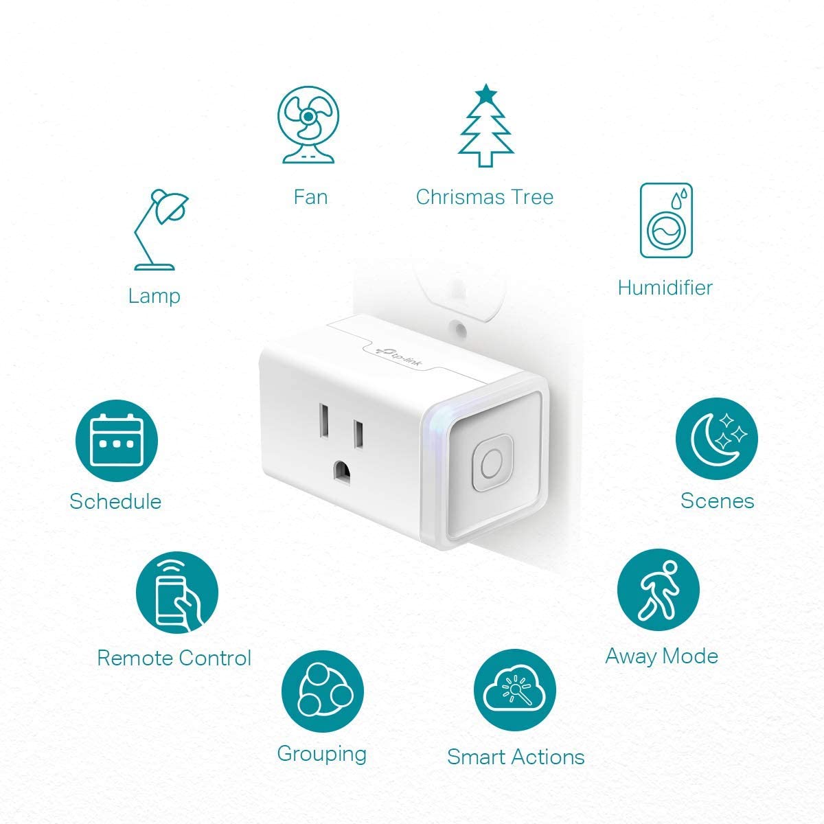 Kasa Smart Plug HS103P4, Wi-Fi Outlet Works with Alexa, Echo, Google Home & IFTTT, No Hub Required, Remote Control, 15 Amp, UL Certified, 4-Pack, White - pokemaKasa Smart Plug HS103P4, Wi-Fi Outlet Works with Alexa, Echo, Google Home & IFTTT, No Hub Required, Remote Control, 15 Amp, UL Certified, 4-Pack, White