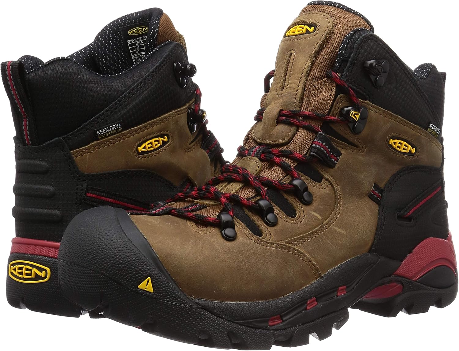 KEEN Utility CSA Hamilton Bottes de travail imperméables à bout composite pour homme 15,2 cm - pokemaKEEN Utility CSA Hamilton Bottes de travail imperméables à bout composite pour homme 15,2 cm