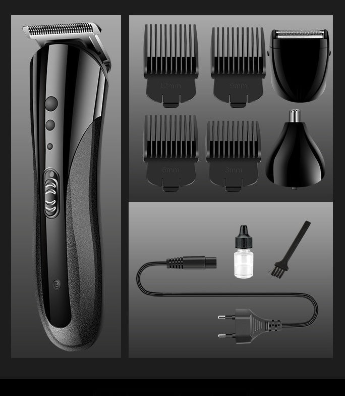 KEMEI All In1 Rechargeable Hair Clipper For Men Waterproof Wireless Electric Shaver Beard Nose Ear Shaver Hair Trimmer Tool - pokema8b69927c6b4d0885c41da2eb50409ad4