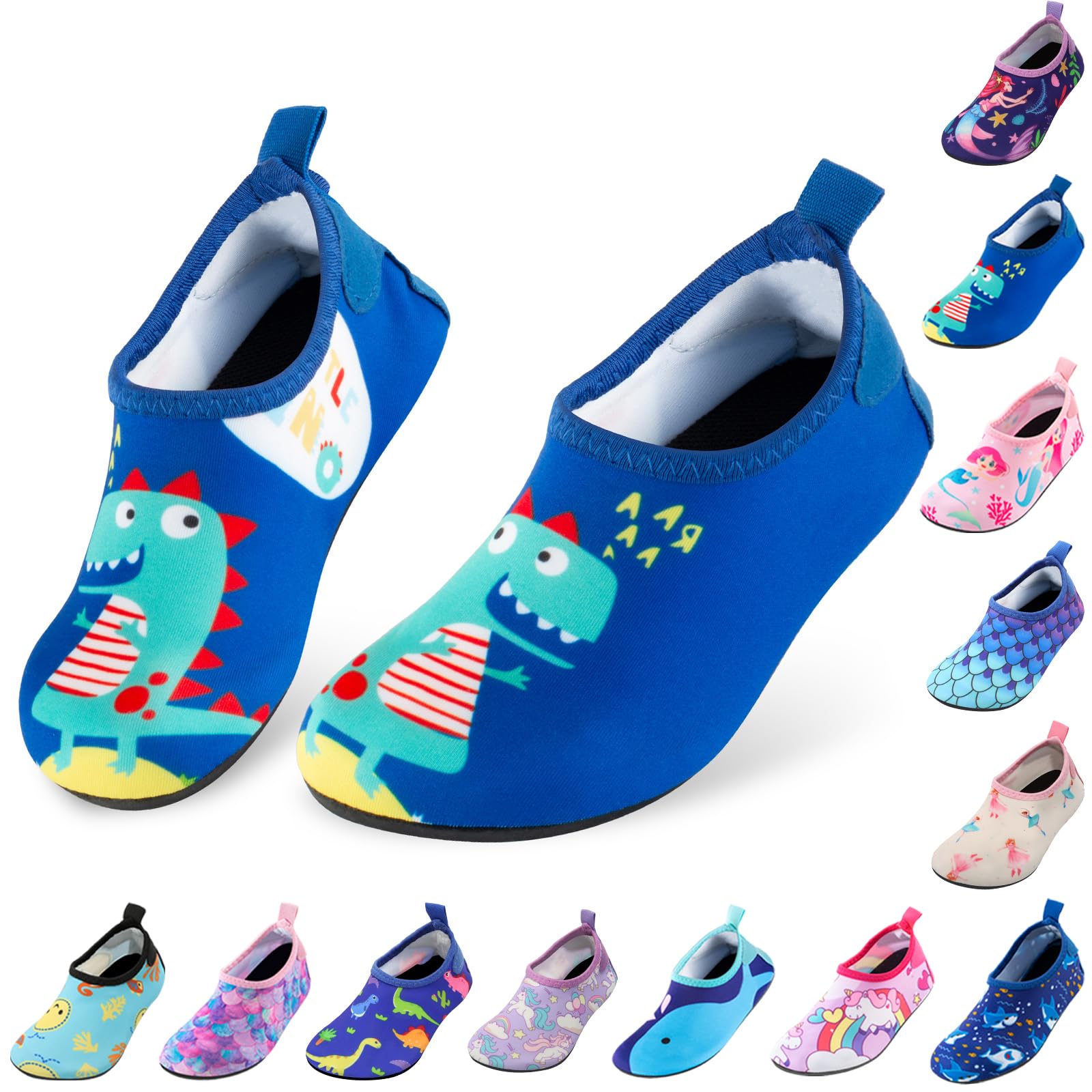 Kids Water Shoes Quick Dry Non-Slip Water Skin Barefoot Swim Water Shoes Children Aqua Socks for Beach Pool for Boys,Girls,Toddler, Infant - pokemaKids Water Shoes Quick Dry Non-Slip Water Skin Barefoot Swim Water Shoes Children Aqua Socks for Beach Pool for Boys,Girls,Toddler, Infant