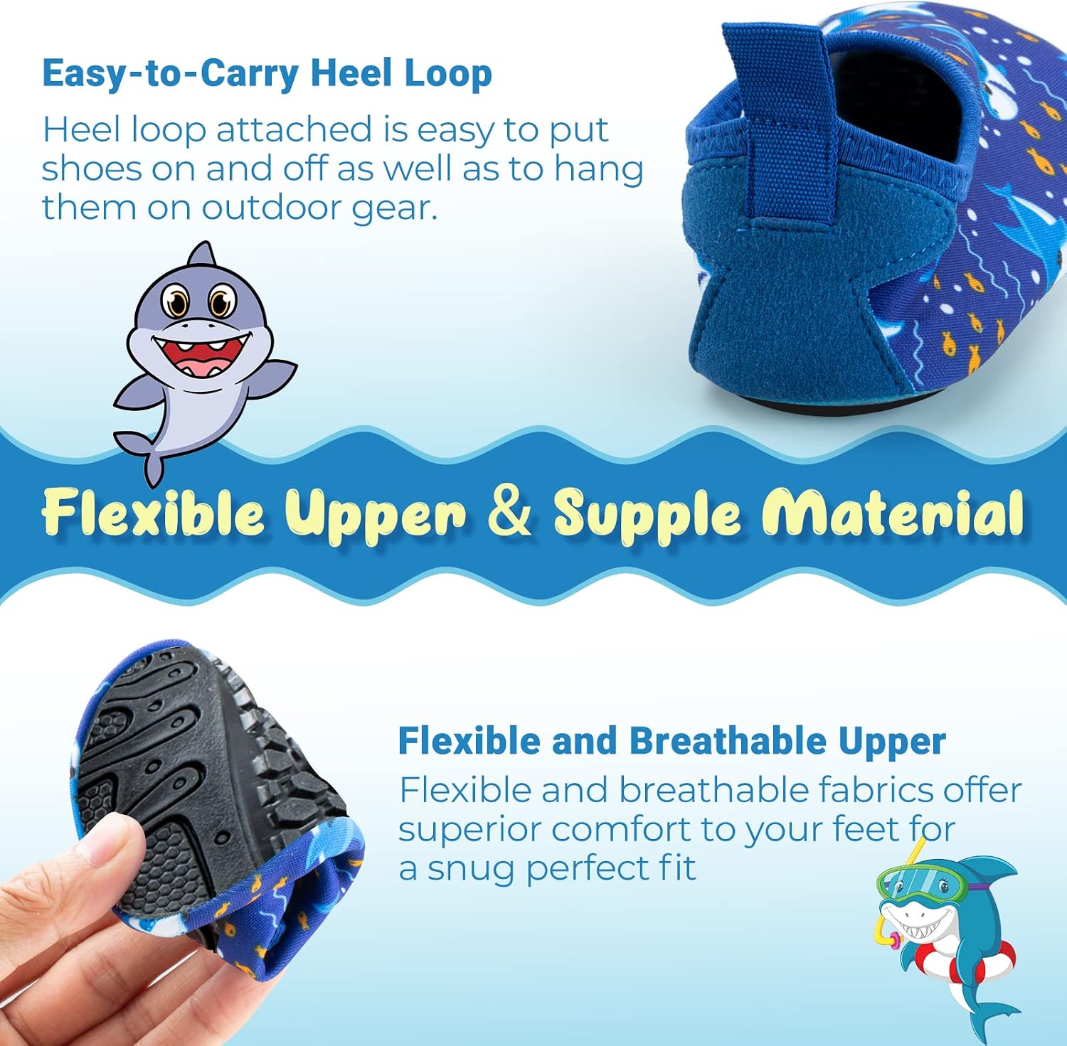 Kids Water Shoes Quick Dry Non-Slip Water Skin Barefoot Swim Water Shoes Children Aqua Socks for Beach Pool for Boys,Girls,Toddler, Infant - pokemaKids Water Shoes Quick Dry Non-Slip Water Skin Barefoot Swim Water Shoes Children Aqua Socks for Beach Pool for Boys,Girls,Toddler, Infant
