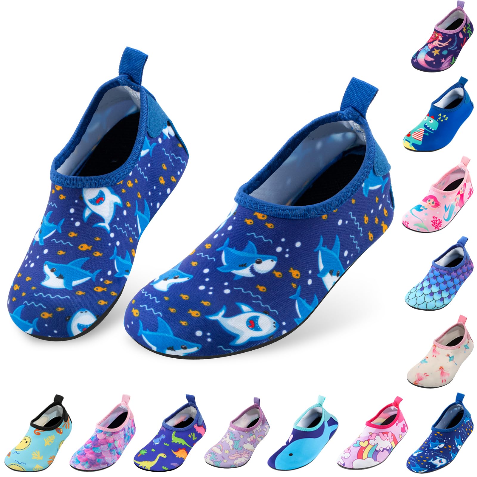 Kids Water Shoes Quick Dry Non-Slip Water Skin Barefoot Swim Water Shoes Children Aqua Socks for Beach Pool for Boys,Girls,Toddler, Infant - pokemaKids Water Shoes Quick Dry Non-Slip Water Skin Barefoot Swim Water Shoes Children Aqua Socks for Beach Pool for Boys,Girls,Toddler, Infant