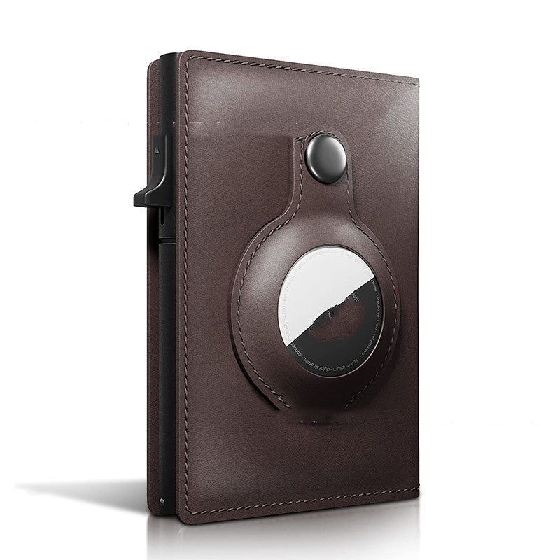 Leather Protective Case Card Holder Aluminum Alloy Crazy Horse - pokemaf6e70b05f3a5389b019d88cb3d2dfba1