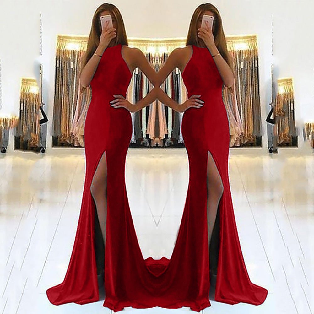 Long Ladies' Dresses Evening Dresses - pokema64f5062710cea9502ed5b9034646c7fd