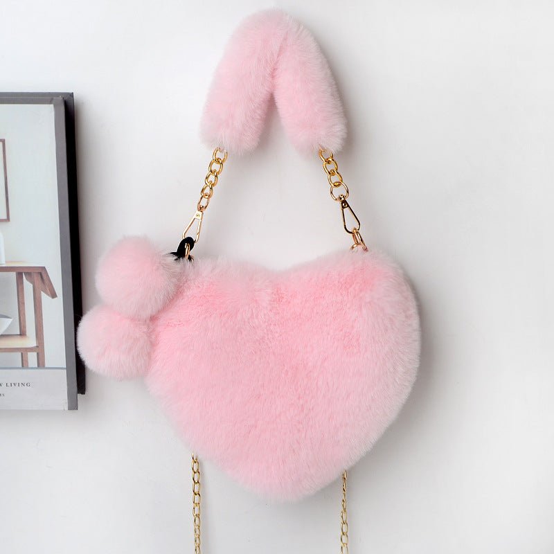 Love Bags Soft Plush Handbags Women Valentine's Day Party Bag - pokema8d756f783e7ad86d8dbe3b74eaabafa7
