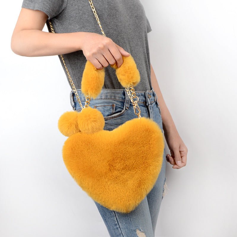 Love Bags Soft Plush Handbags Women Valentine's Day Party Bag - pokemaa0bc02dfa31836101061baf05027edfb