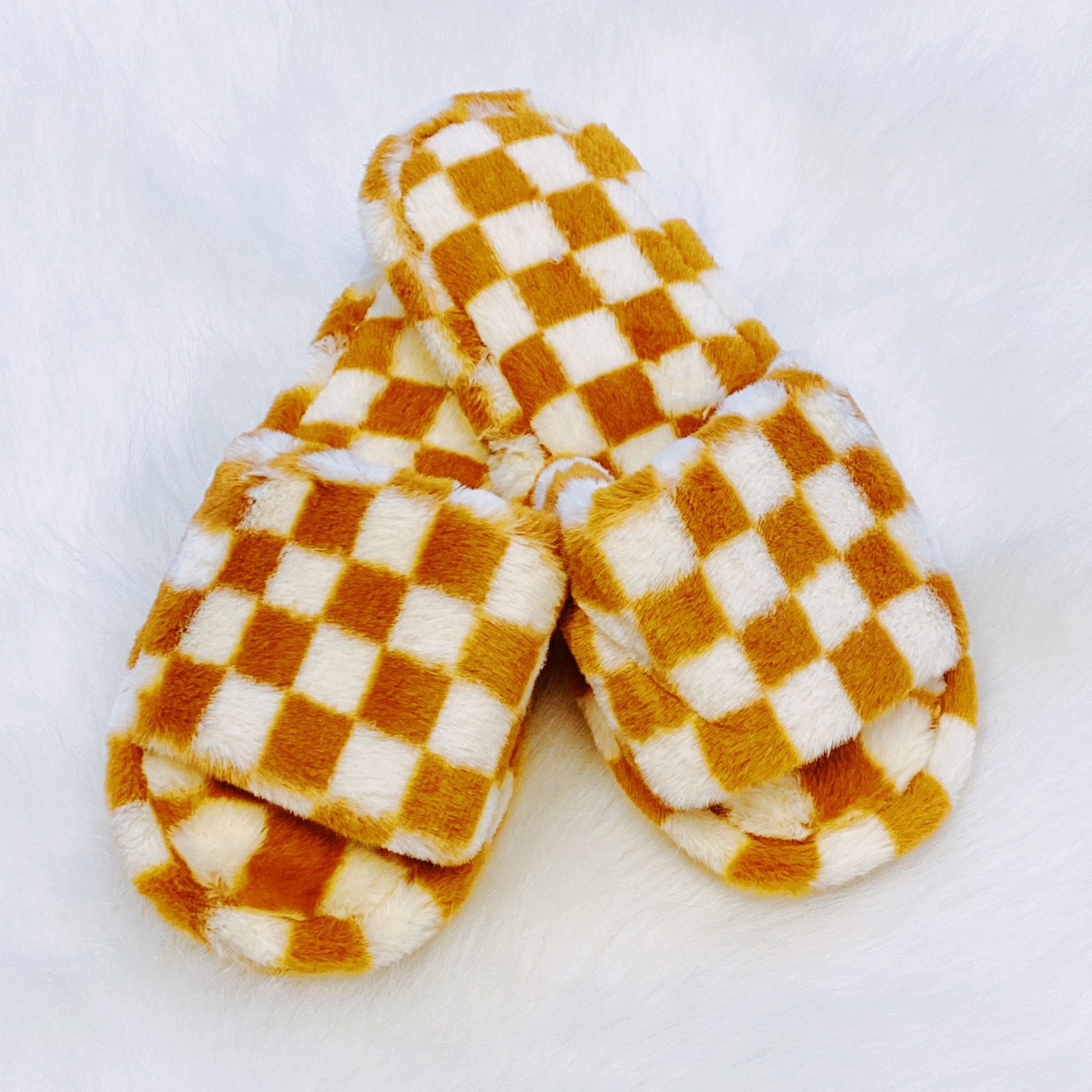 Luxe Lounge Checker Cozy Slippers - pokemaLuxe Lounge Checker Cozy Slippers