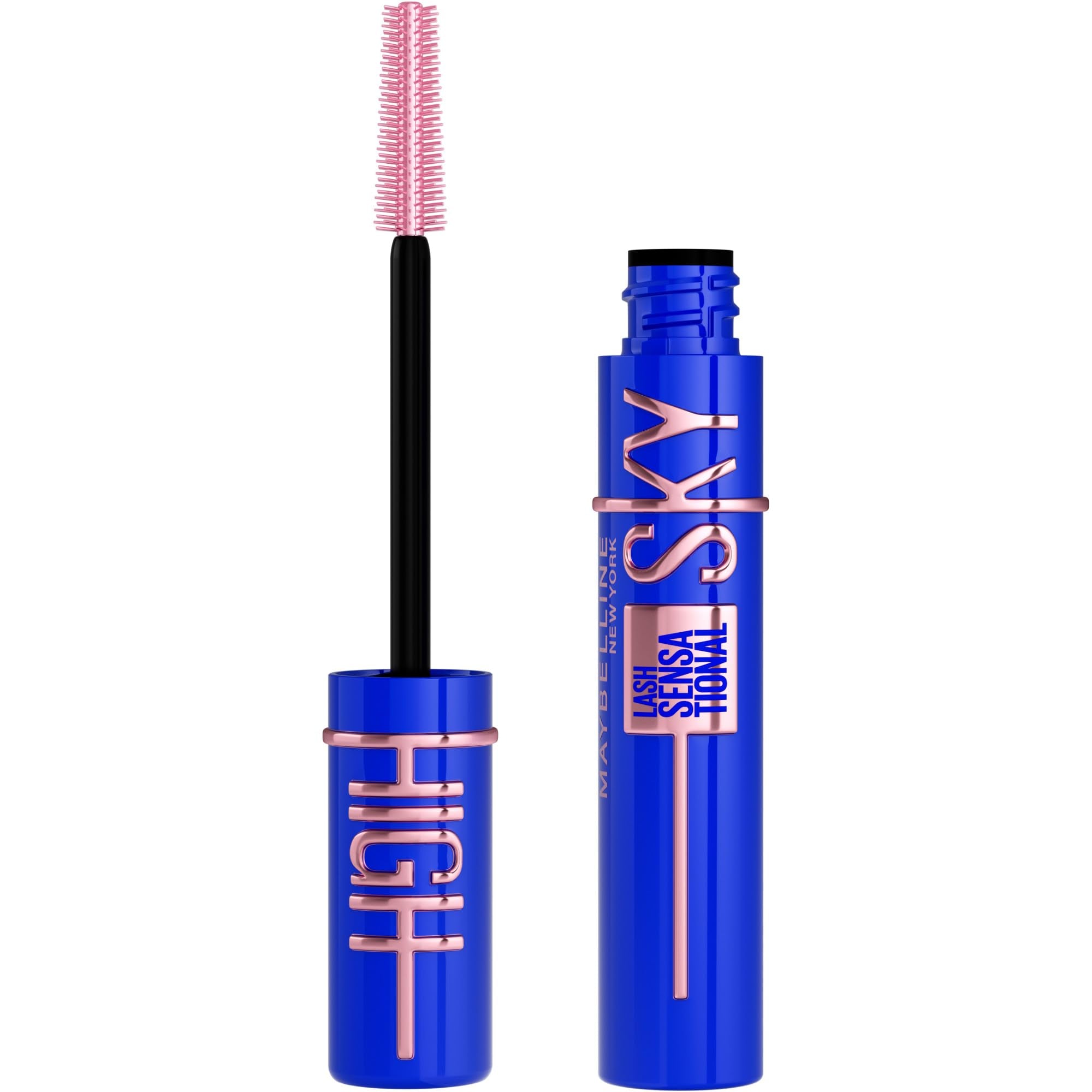 Mascara pour cils Maybelline New York Lash Sensational Sky High lavable, maquillage, formule volumatrice, allongeante, définissante, recourbante, multiplicatrice, très noire, 7,2 ml - pokemaMascara pour cils Maybelline New York Lash Sensational Sky High lavable, maquillage, formule volumatrice, allongeante, définissante, recourbante, multiplicatrice, très noire, 7,2 ml