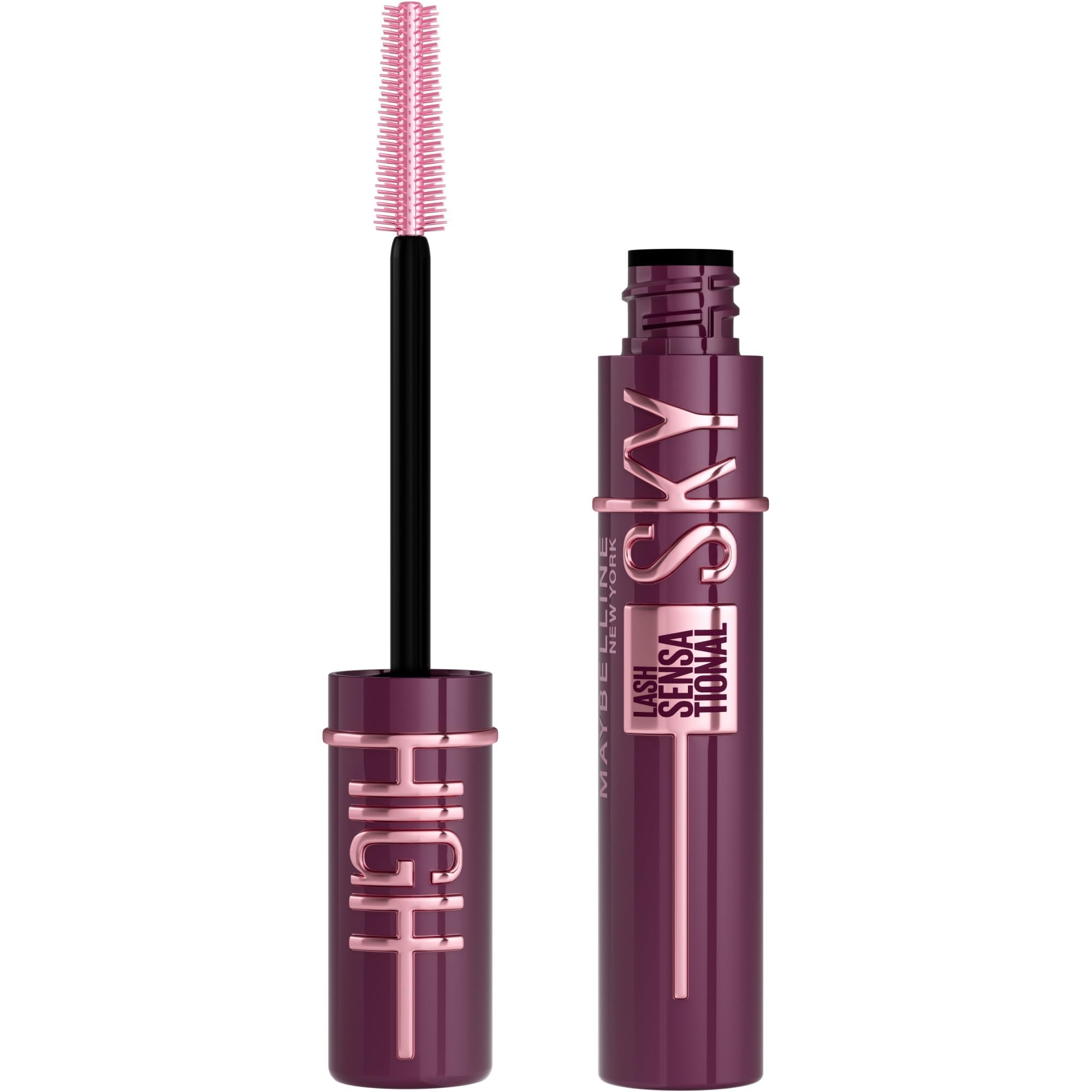 Mascara pour cils Maybelline New York Lash Sensational Sky High lavable, maquillage, formule volumatrice, allongeante, définissante, recourbante, multiplicatrice, très noire, 7,2 ml - pokemaMascara pour cils Maybelline New York Lash Sensational Sky High lavable, maquillage, formule volumatrice, allongeante, définissante, recourbante, multiplicatrice, très noire, 7,2 ml