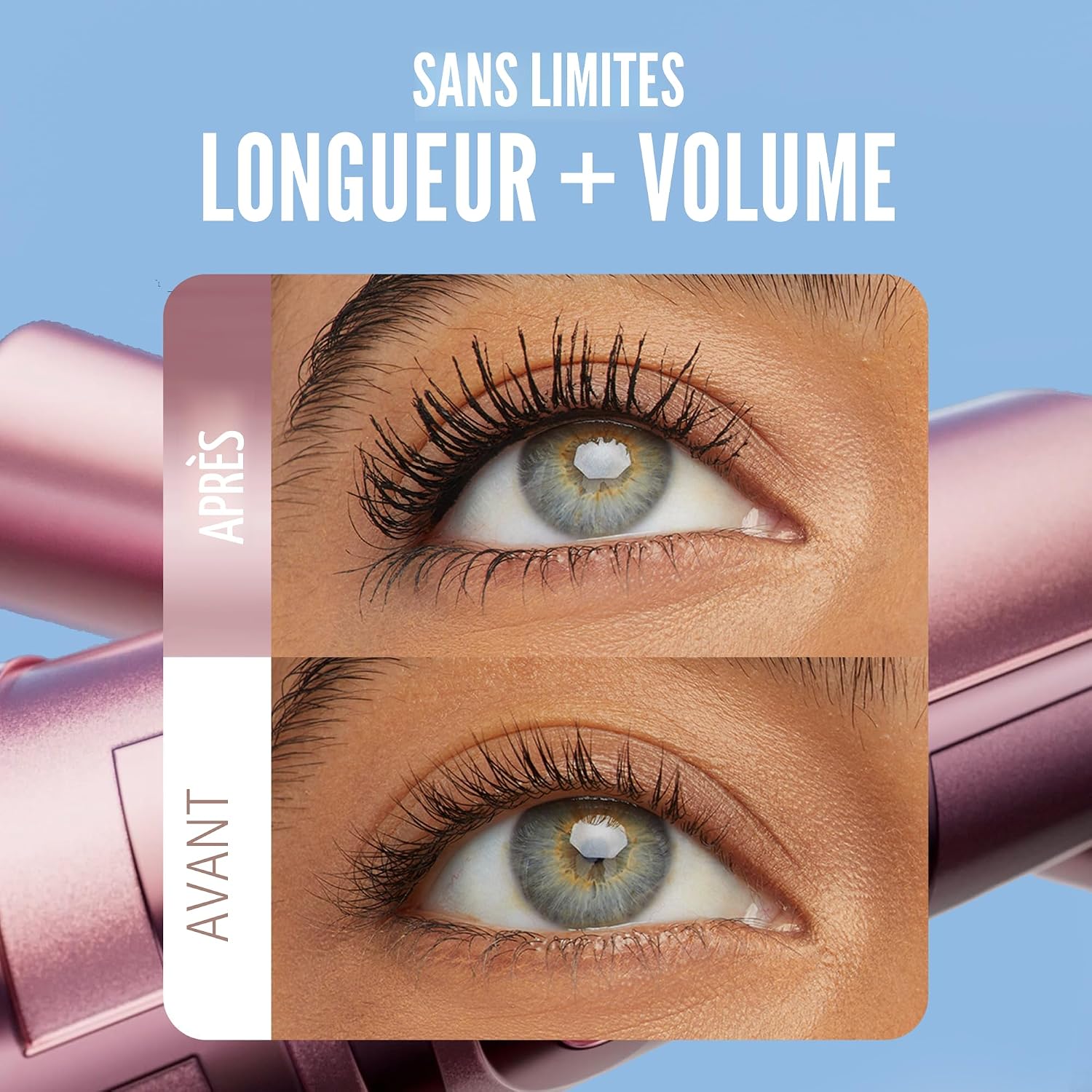 Mascara pour cils Maybelline New York Lash Sensational Sky High lavable, maquillage, formule volumatrice, allongeante, définissante, recourbante, multiplicatrice, très noire, 7,2 ml - pokemaMascara pour cils Maybelline New York Lash Sensational Sky High lavable, maquillage, formule volumatrice, allongeante, définissante, recourbante, multiplicatrice, très noire, 7,2 ml