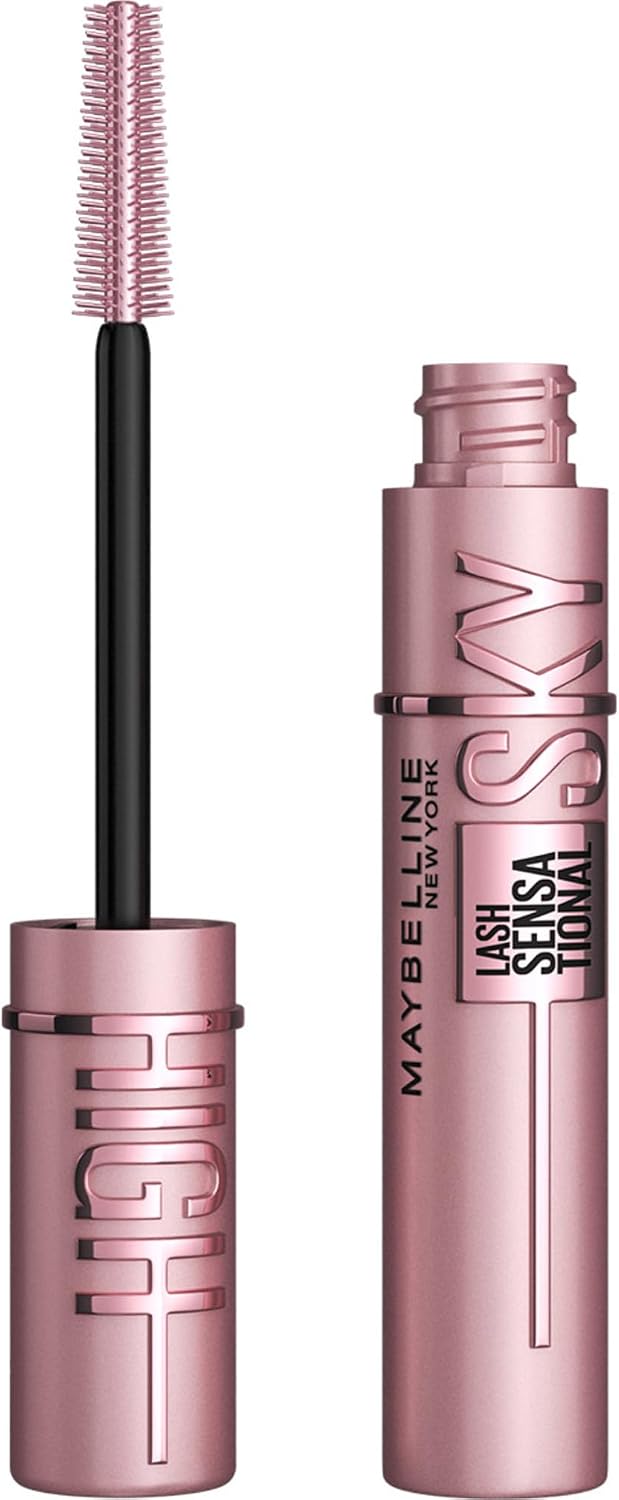 Mascara pour cils Maybelline New York Lash Sensational Sky High lavable, maquillage, formule volumatrice, allongeante, définissante, recourbante, multiplicatrice, très noire, 7,2 ml - pokemaMascara pour cils Maybelline New York Lash Sensational Sky High lavable, maquillage, formule volumatrice, allongeante, définissante, recourbante, multiplicatrice, très noire, 7,2 ml