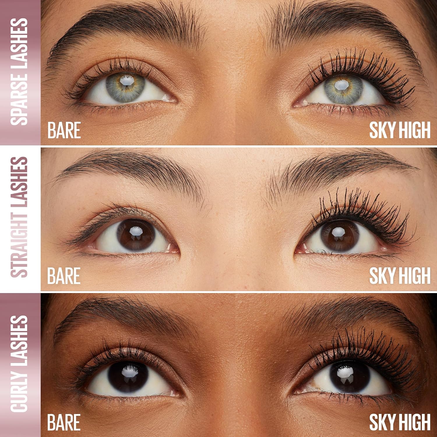Mascara pour cils Maybelline New York Lash Sensational Sky High lavable, maquillage, formule volumatrice, allongeante, définissante, recourbante, multiplicatrice, très noire, 7,2 ml - pokemaMascara pour cils Maybelline New York Lash Sensational Sky High lavable, maquillage, formule volumatrice, allongeante, définissante, recourbante, multiplicatrice, très noire, 7,2 ml