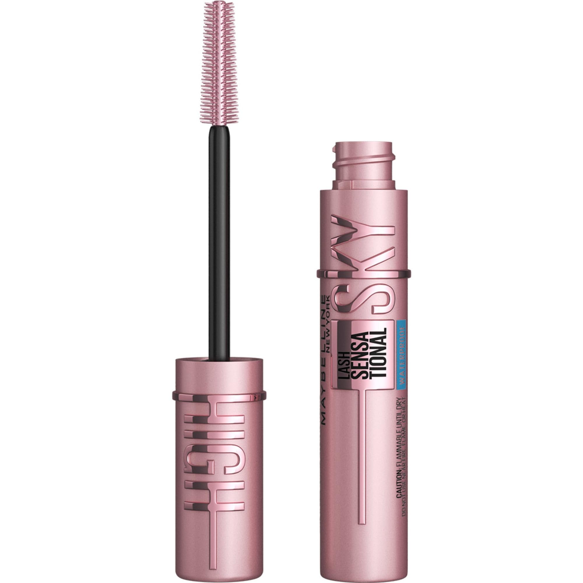 Mascara pour cils Maybelline New York Lash Sensational Sky High lavable, maquillage, formule volumatrice, allongeante, définissante, recourbante, multiplicatrice, très noire, 7,2 ml - pokemaMascara pour cils Maybelline New York Lash Sensational Sky High lavable, maquillage, formule volumatrice, allongeante, définissante, recourbante, multiplicatrice, très noire, 7,2 ml
