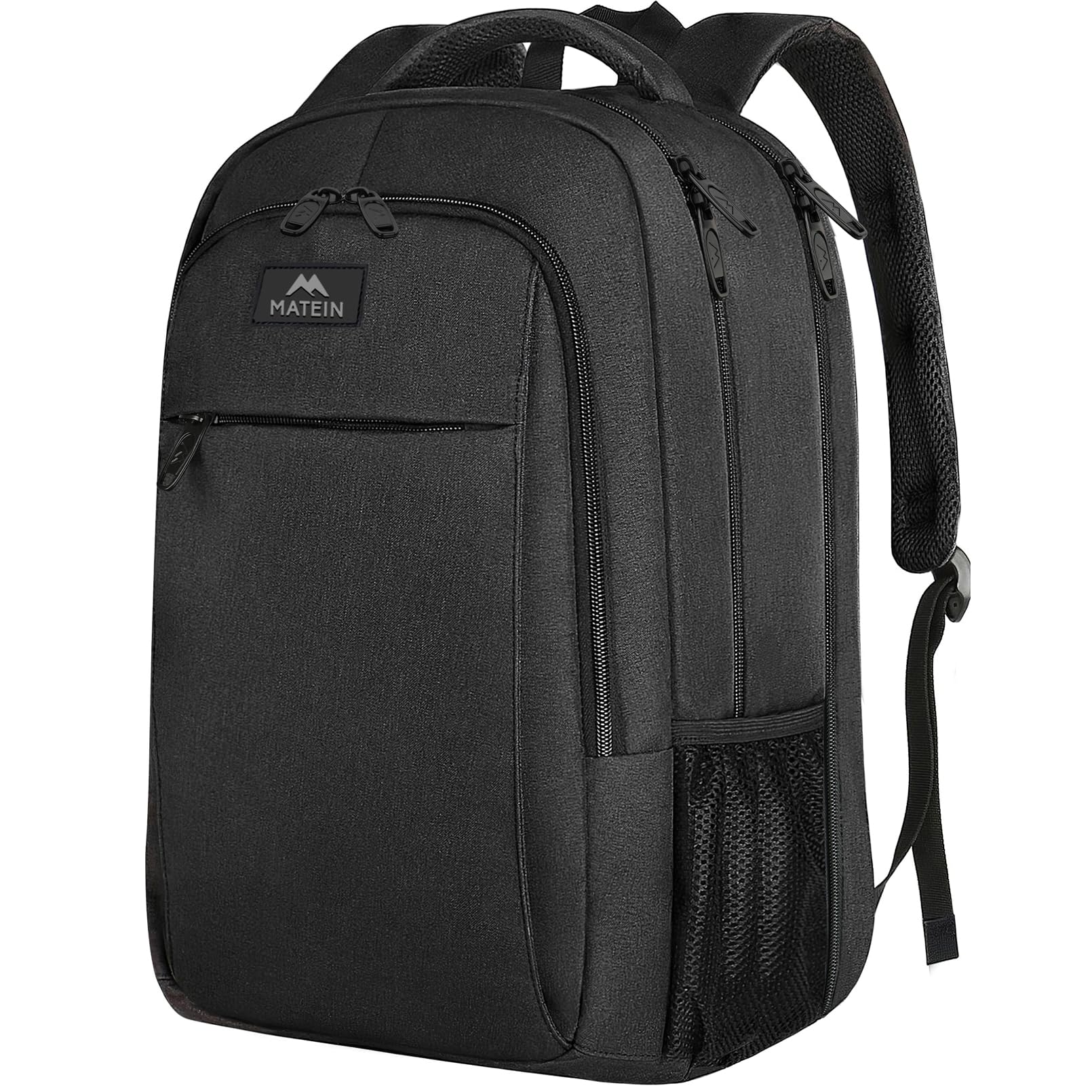MATEIN Extra Large Travel Backpack, TSA Friendly 18.4 Inch Laptop Backpack, Anti Theft Flight Approved Business Work College Computer Big Bag for Women Men, Black - pokemaMATEIN Extra Large Travel Backpack, TSA Friendly 18.4 Inch Laptop Backpack, Anti Theft Flight Approved Business Work College Computer Big Bag for Women Men, Black