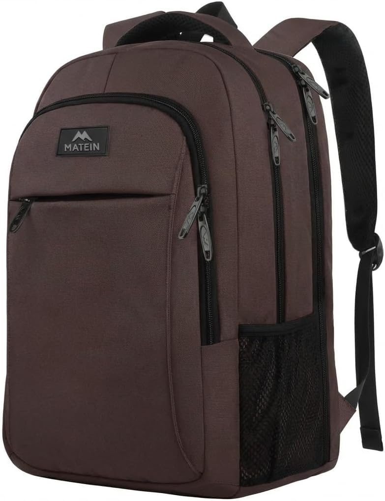 MATEIN Extra Large Travel Backpack, TSA Friendly 18.4 Inch Laptop Backpack, Anti Theft Flight Approved Business Work College Computer Big Bag for Women Men, Black - pokemaMATEIN Extra Large Travel Backpack, TSA Friendly 18.4 Inch Laptop Backpack, Anti Theft Flight Approved Business Work College Computer Big Bag for Women Men, Black