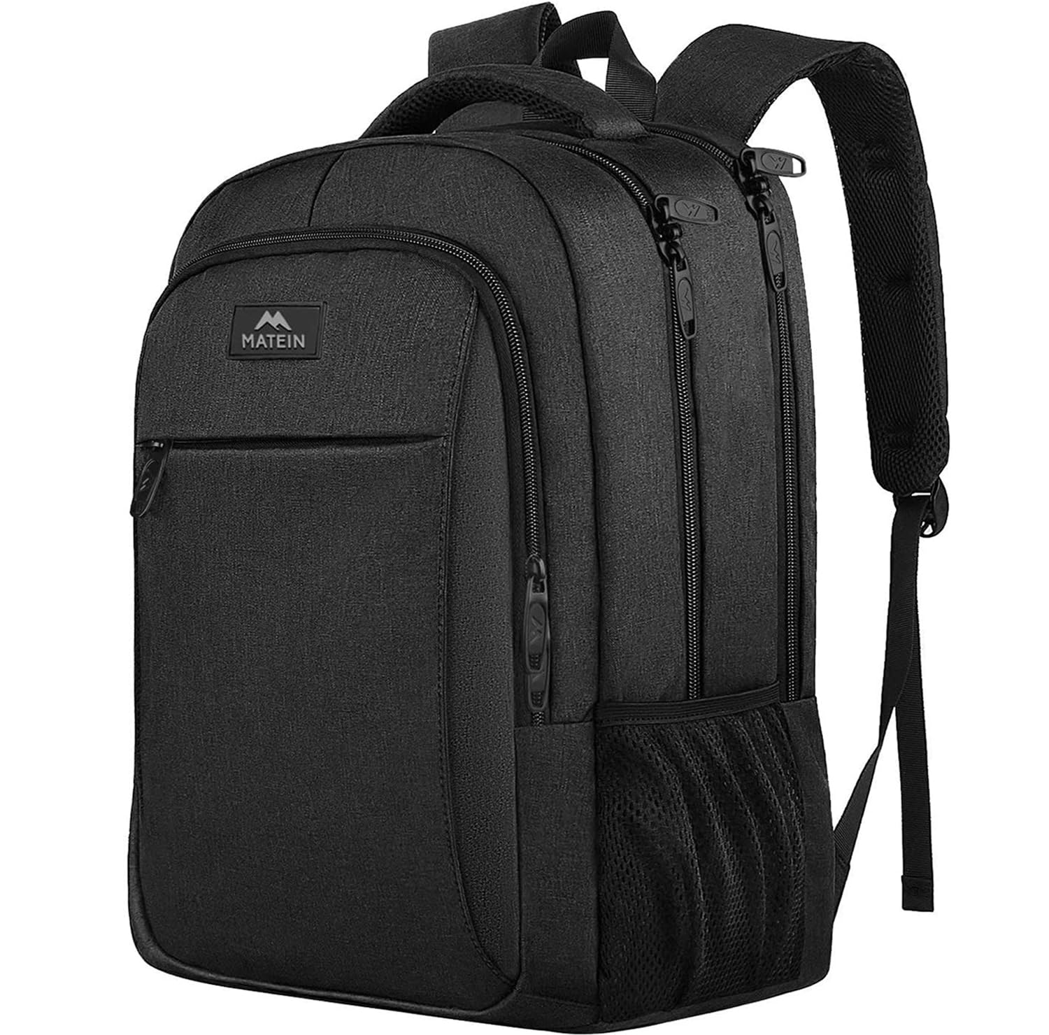 MATEIN Extra Large Travel Backpack, TSA Friendly 18.4 Inch Laptop Backpack, Anti Theft Flight Approved Business Work College Computer Big Bag for Women Men, Black - pokemaMATEIN Extra Large Travel Backpack, TSA Friendly 18.4 Inch Laptop Backpack, Anti Theft Flight Approved Business Work College Computer Big Bag for Women Men, Black