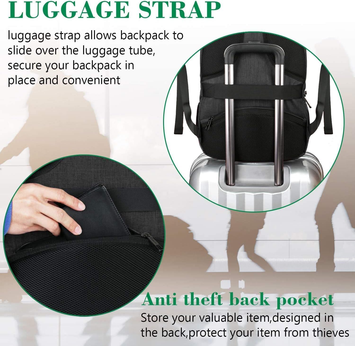MATEIN Extra Large Travel Backpack, TSA Friendly 18.4 Inch Laptop Backpack, Anti Theft Flight Approved Business Work College Computer Big Bag for Women Men, Black - pokemaMATEIN Extra Large Travel Backpack, TSA Friendly 18.4 Inch Laptop Backpack, Anti Theft Flight Approved Business Work College Computer Big Bag for Women Men, Black