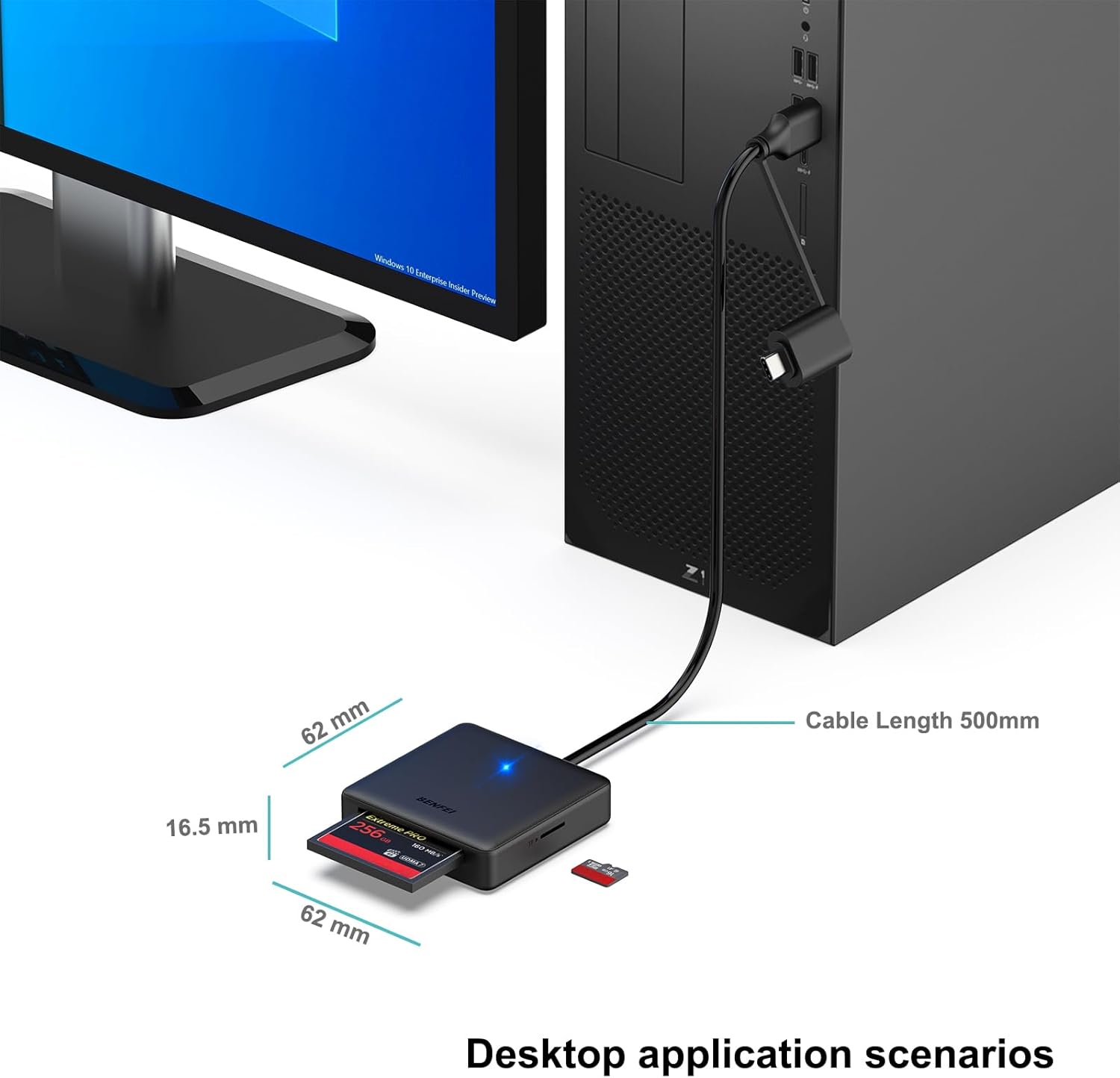 Memory Card Reader, BENFEI 4in1 USB 3.0 and USB-C to SD Micro SD MS CF Card Reader Adapter, 4 Cards Simultaneously Read and Write, Compatible with iPhone 15 Series, MacBook Pro/Air 2023, and More - pokemaMemory Card Reader, BENFEI 4in1 USB 3.0 and USB-C to SD Micro SD MS CF Card Reader Adapter, 4 Cards Simultaneously Read and Write, Compatible with iPhone 15 Series, MacBook Pro/Air 2023, and More