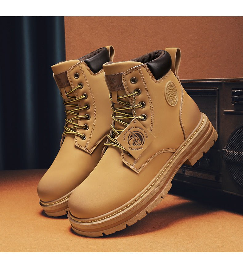 Men Autumn And Winter High Help Boots British Wind Increase - pokemab4571b3ad98102c0c4bcc1974fbd1277