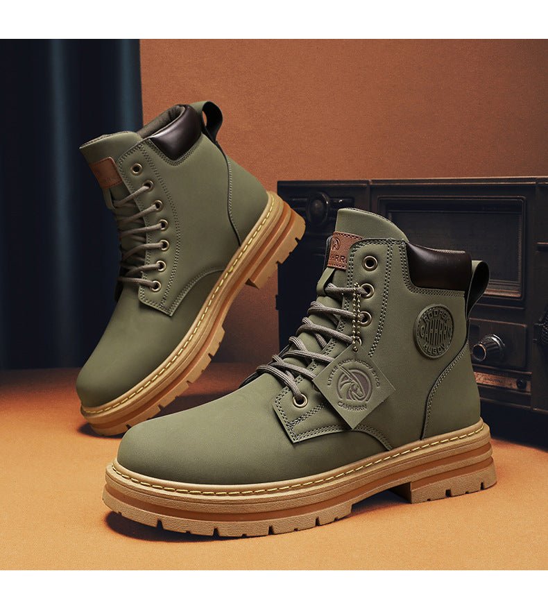 Men Autumn And Winter High Help Boots British Wind Increase - pokemacb65fa97f63a1e5c59df182a97c81c27