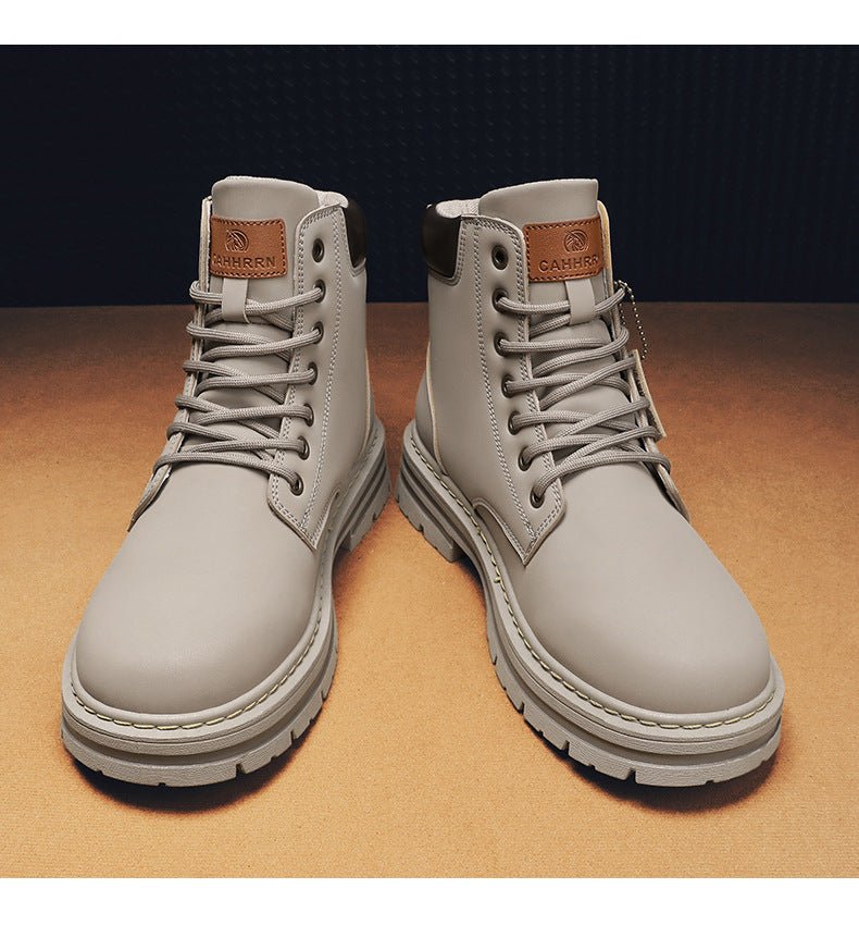 Men Autumn And Winter High Help Boots British Wind Increase - pokemaab373b2e8450d8b81286ae58e64d49ce