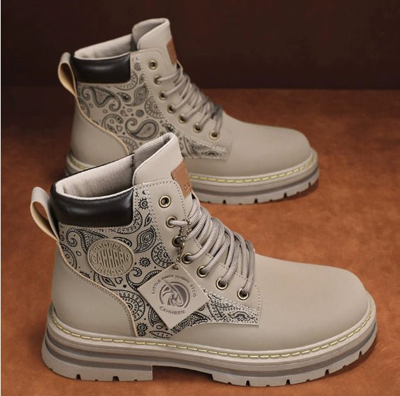 Men Autumn And Winter High Help Boots British Wind Increase - pokema884a780fe286a36d2ae85c1e5b076fb0